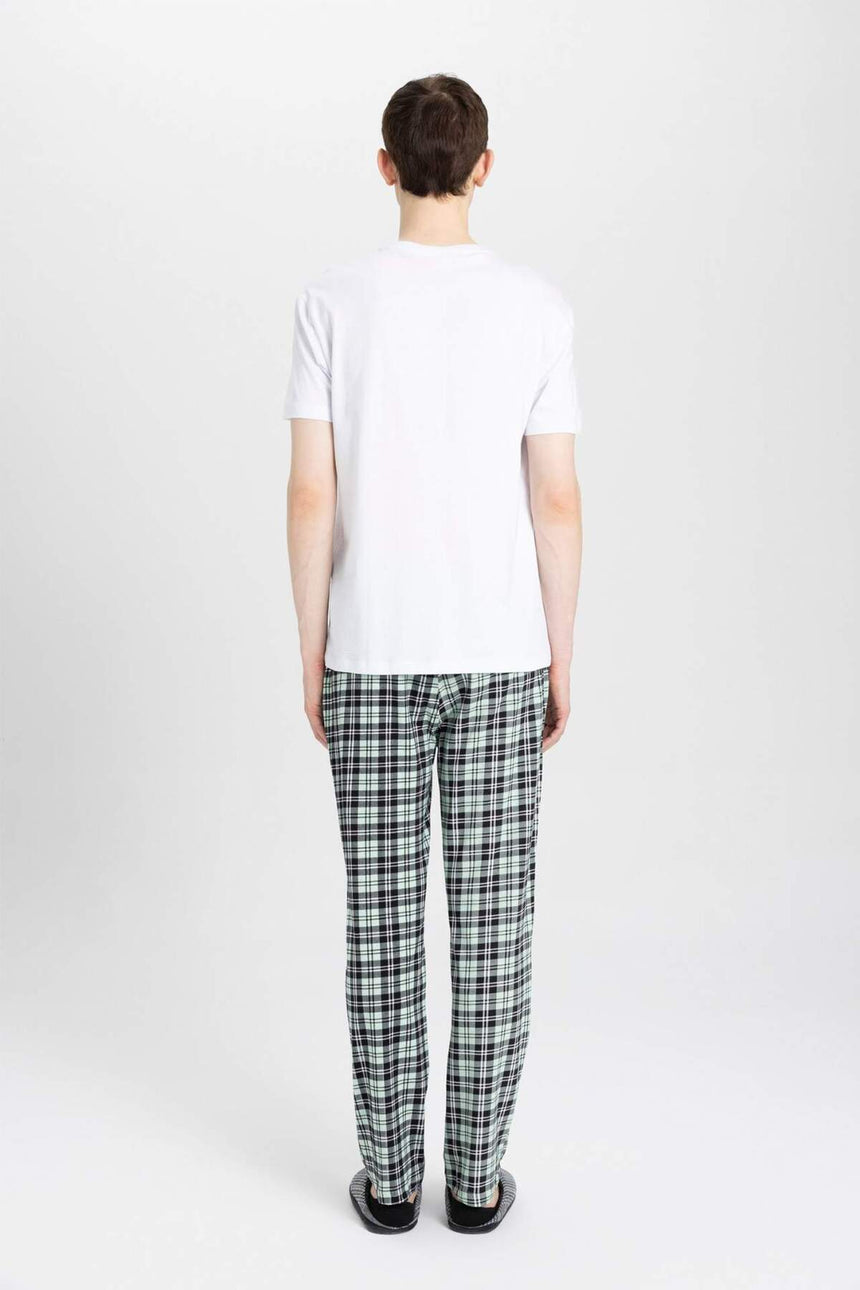 DEFACTO ERKEK B7593AX KNITTED SETS - Beyaz