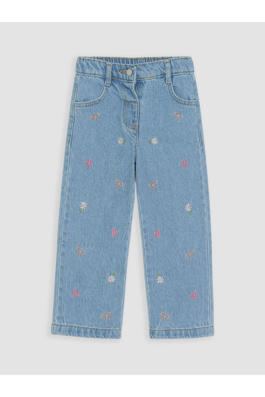 LC Waikiki Çocuk Pantolon W6DY26B1 - İndigo Mavi