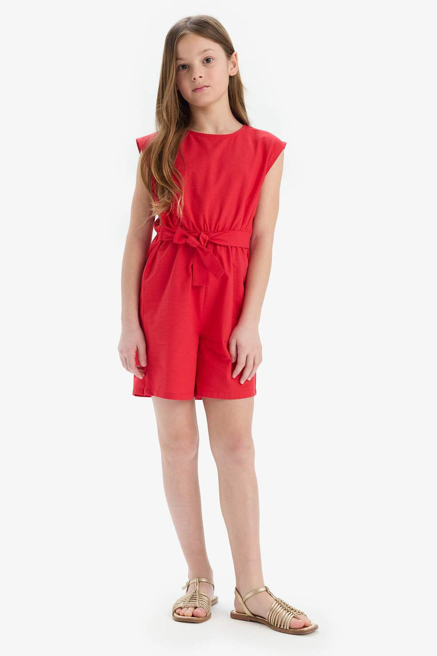 Defacto Çocuk Jump Suit E3837A8 - Kırmızı