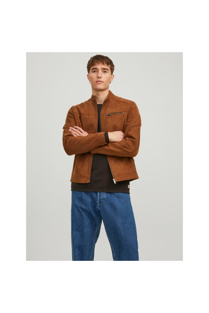 jack&jones erkek jacket 12147218 - Koyu Turuncu