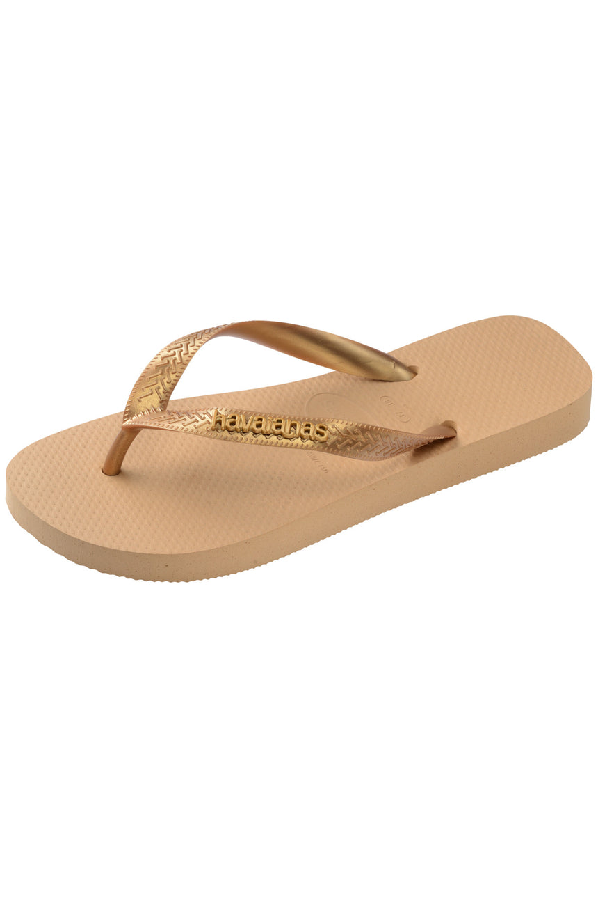 HAVAİANAS TOP LOGO METALLIC 4127244 - ALTIN