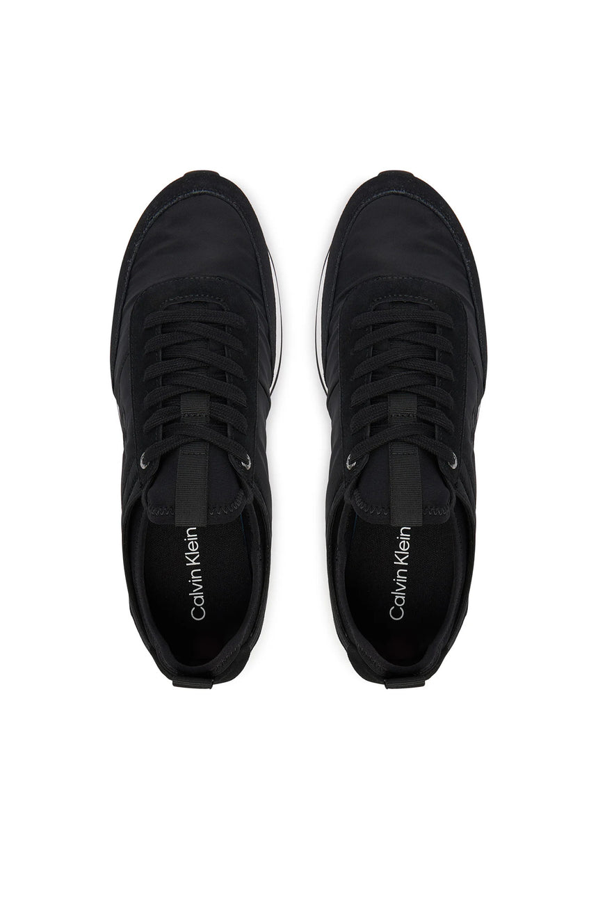 Calvin Klein Erkek RETRO RUNNER SOCK LACEUP MIX YM0YM01414 - Siyah