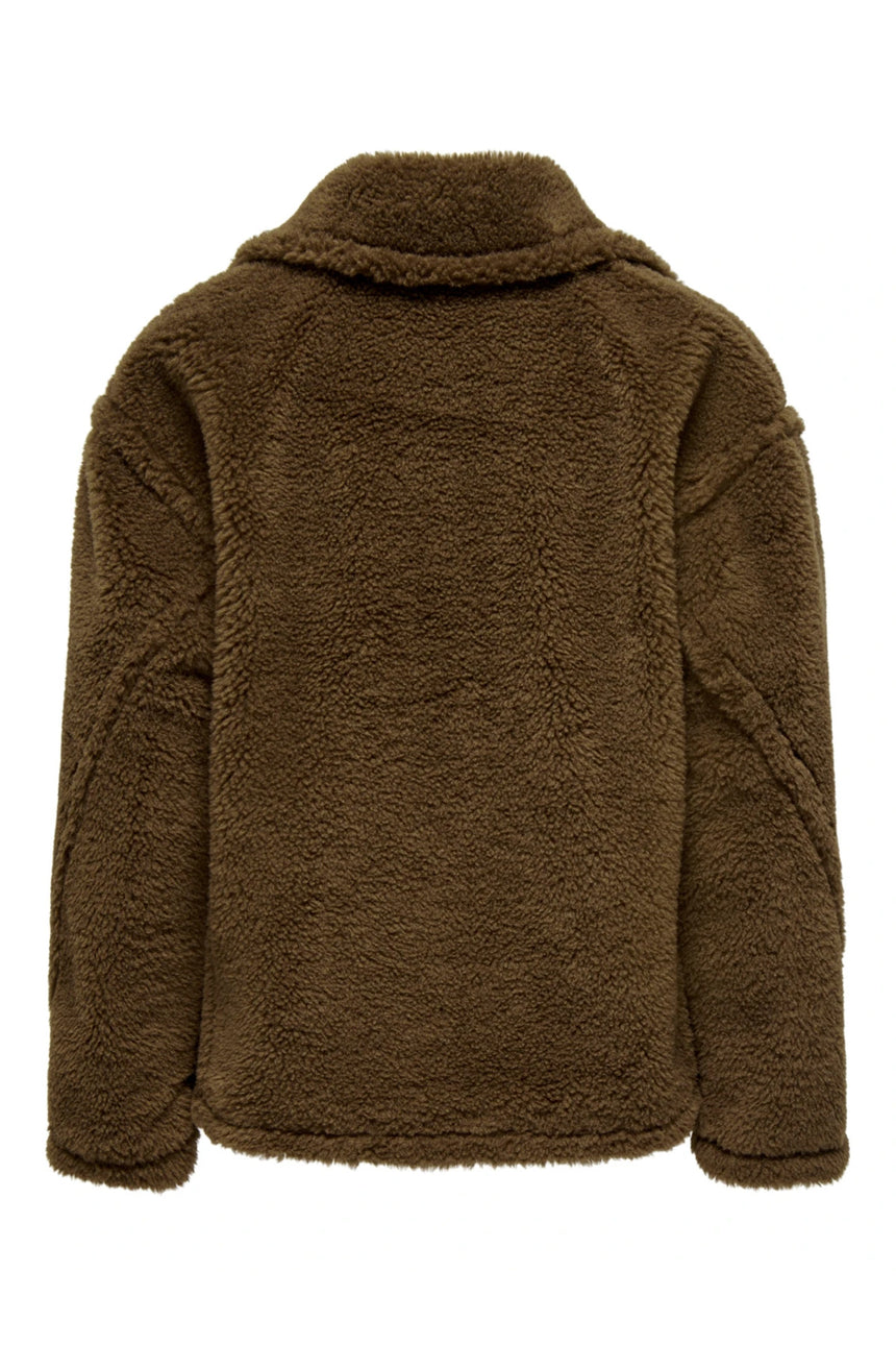 Only Jacket 15294075 - Koyu Kahverengi
