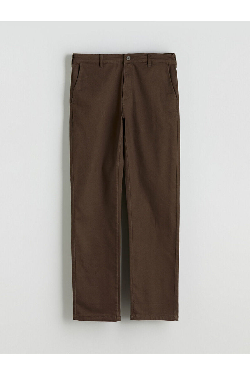 LCW ERKEK W5AD66AH PNT,COLAR - Kahverengi