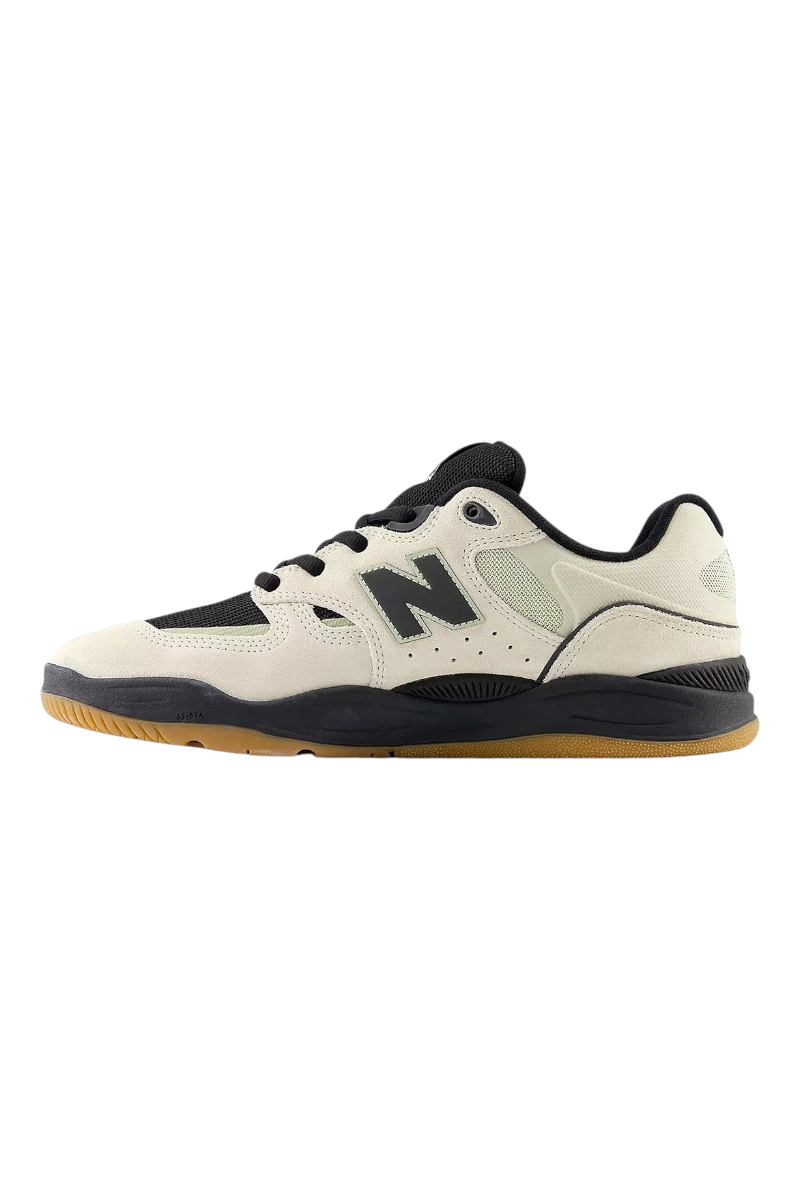 Sporline New Balance Numeric Tiago Lemos 1010 siyah ve bej renkli, süet detaylı profesyonel kaykay ayakkabısı