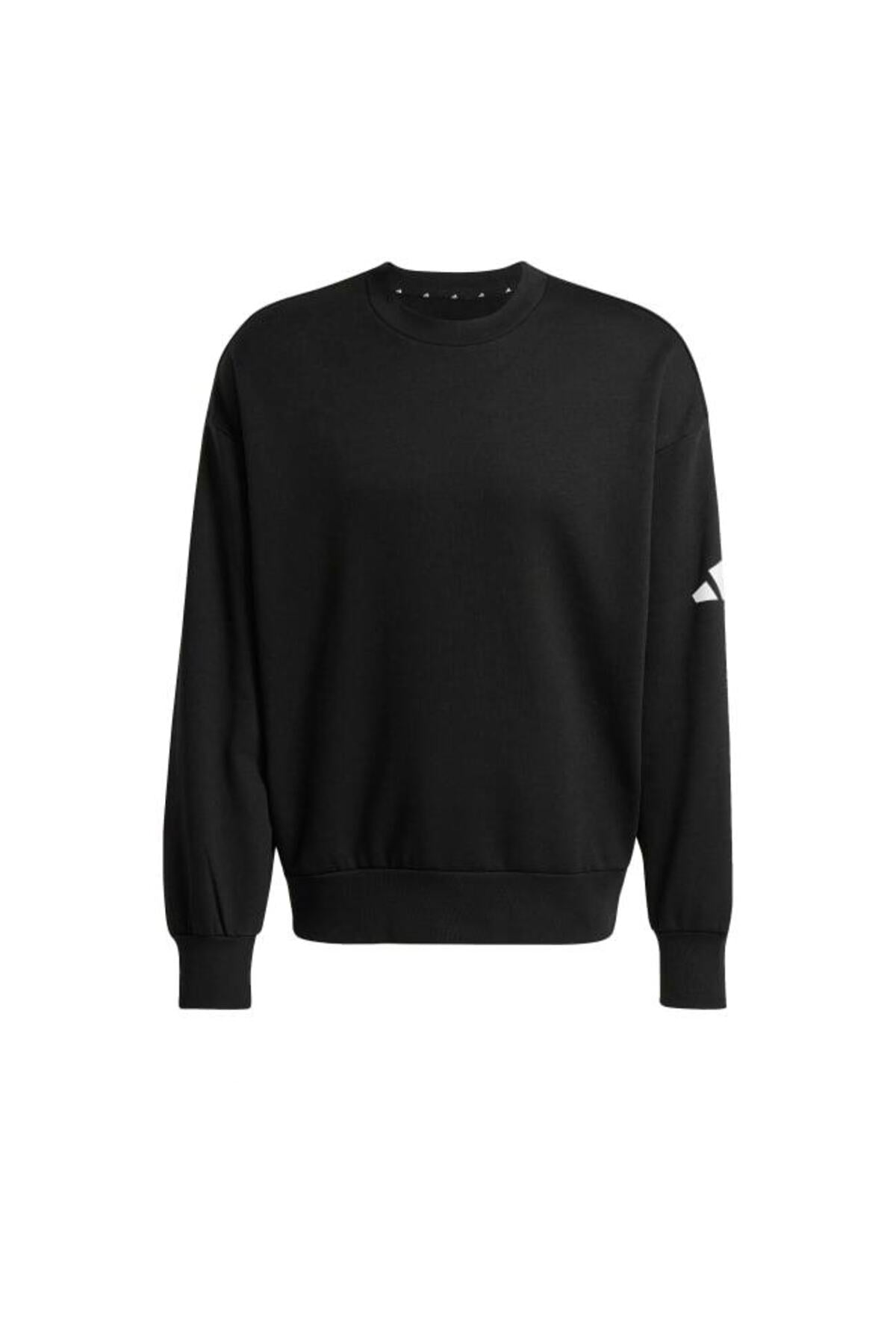 adidas Erkek Sweatshirt JF3542 - Siyah