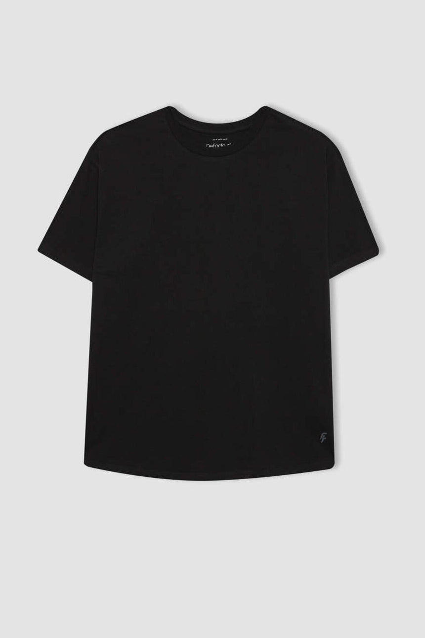 Defacto Kadın Short Sleeve T-Shirt B1161Ax - Siyah