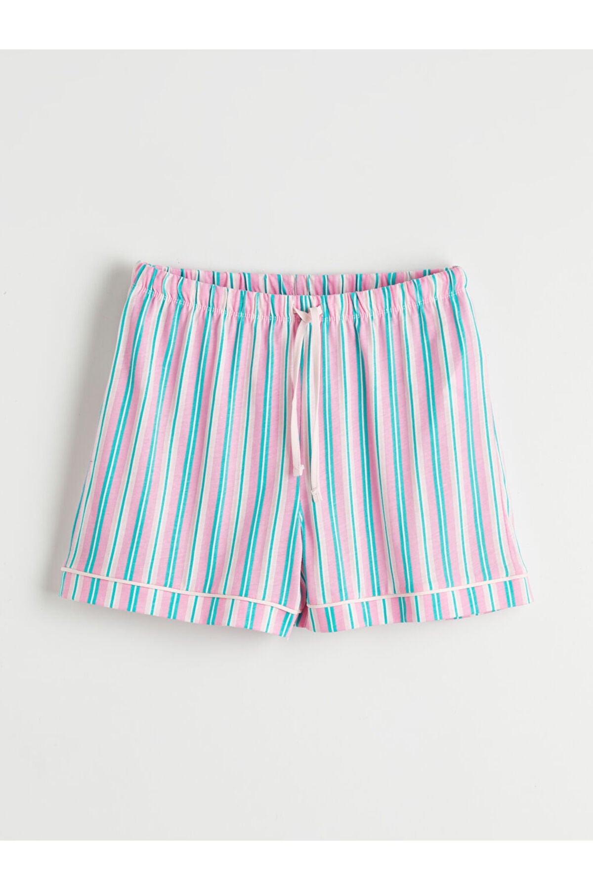 LC Waikiki Kadın Çizgili Şortlu Pijama Takımı S6BS24B8 - Karışık