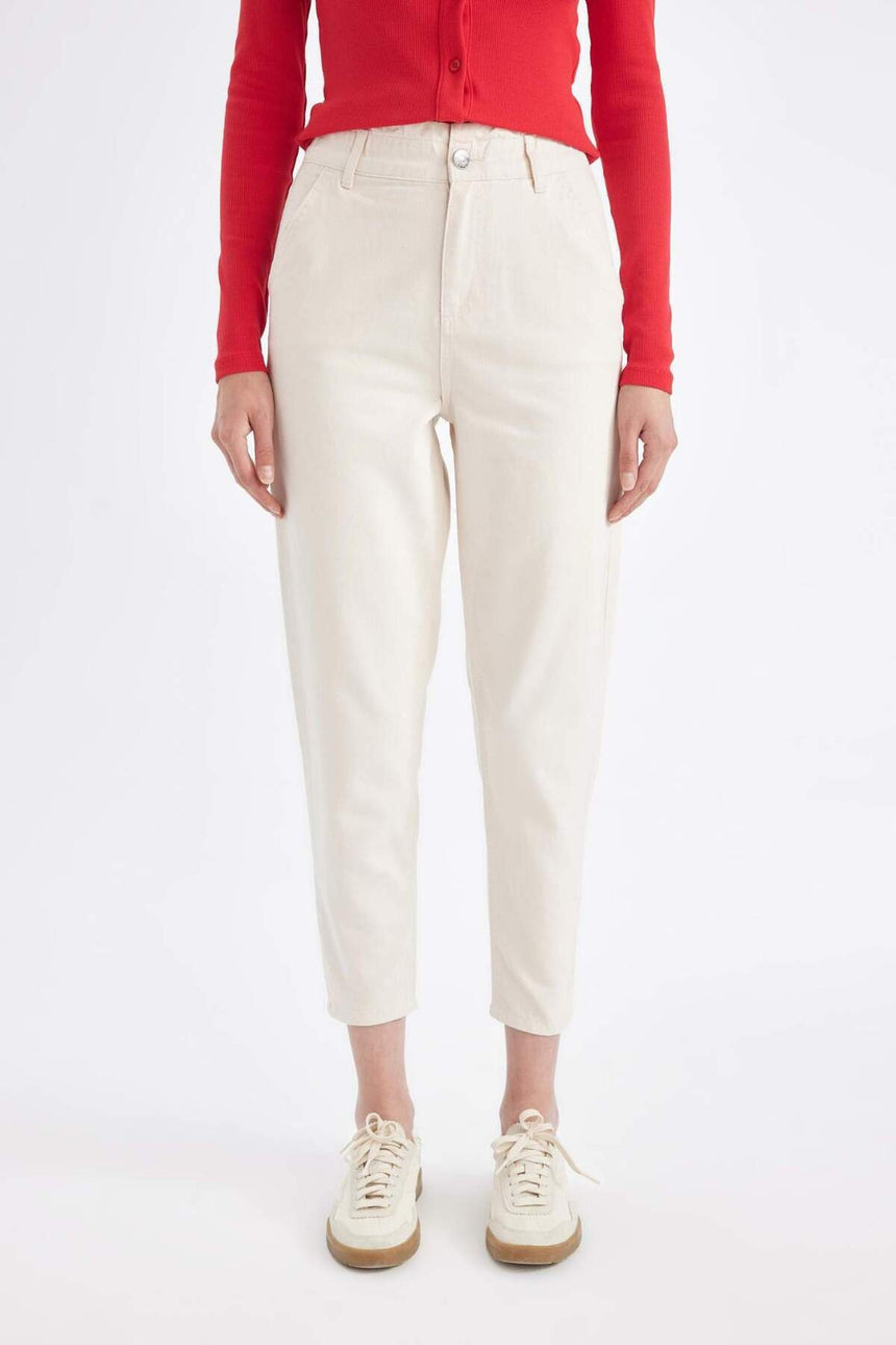 Defacto Kadın Trousers S2790Az - Ekru