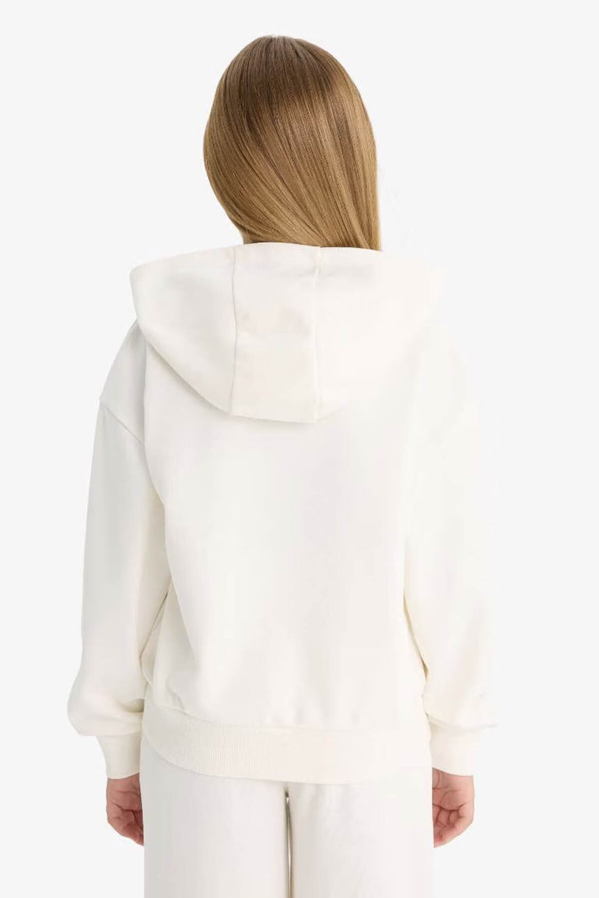 DeFacto Çocuk Relaxed Sweatshirt F0008A8 - Ekru