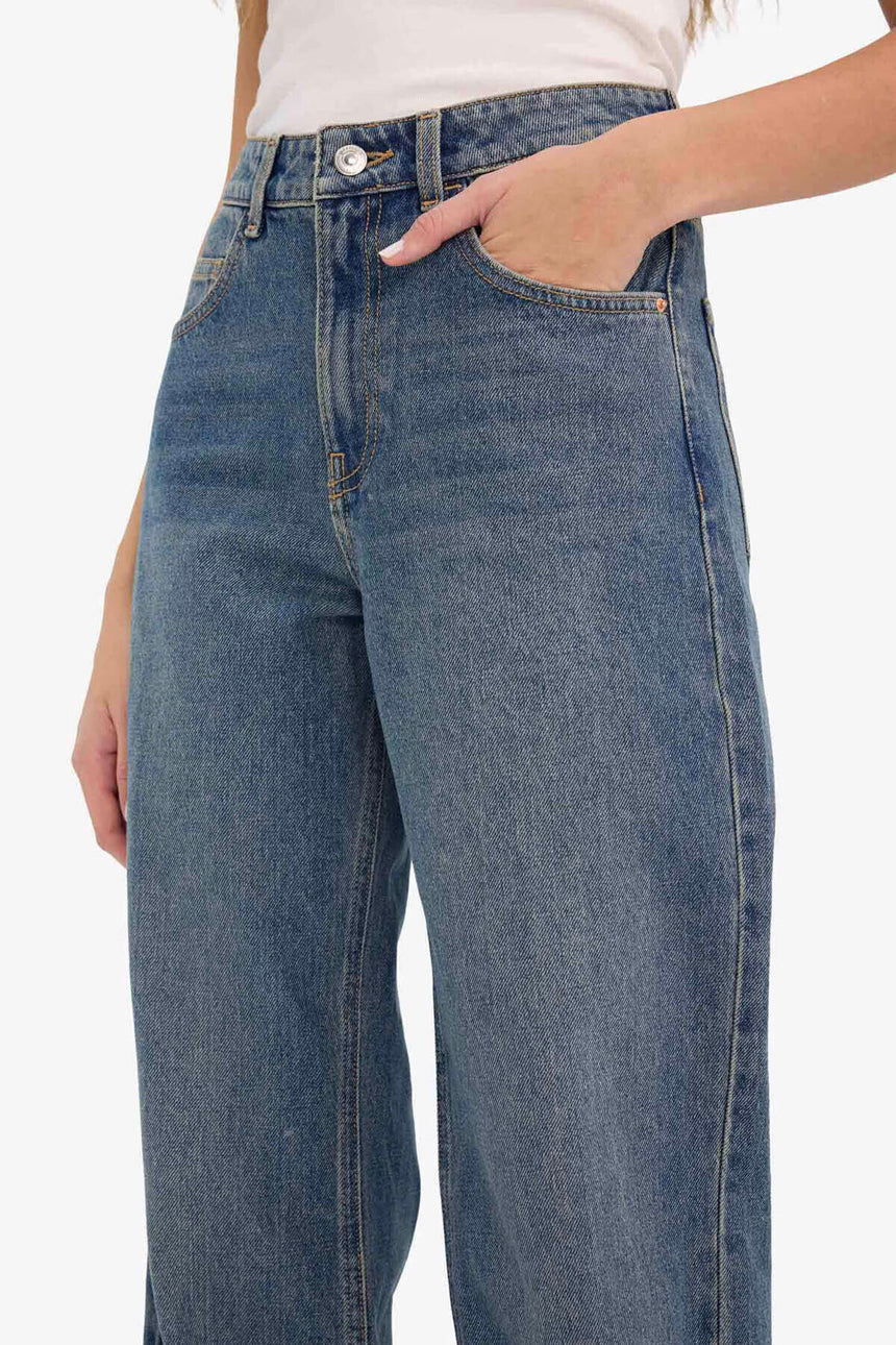 DeFacto F9585AX Kadın Jean Pantolon - Mavi