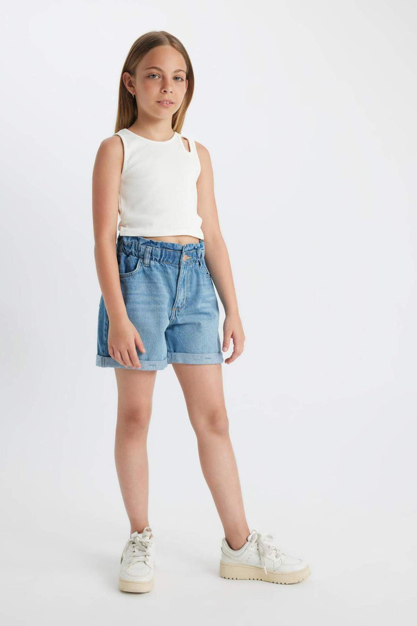Defacto Çocuk Short B8113A8 - Açık Mavi
