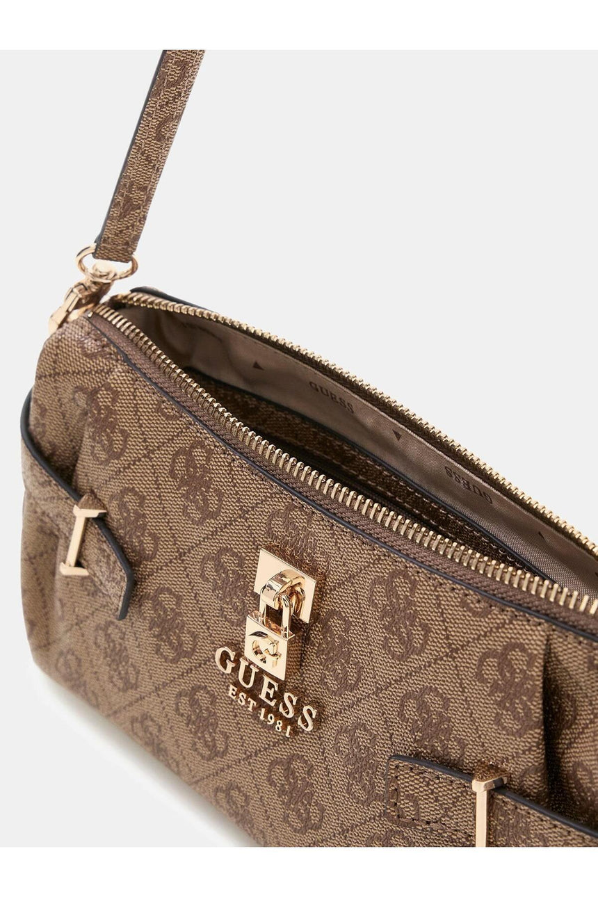 GUESS KADIN YESBA MINI TOP ZIP HWSG7833720 - Açık Bej/ Kahverengi