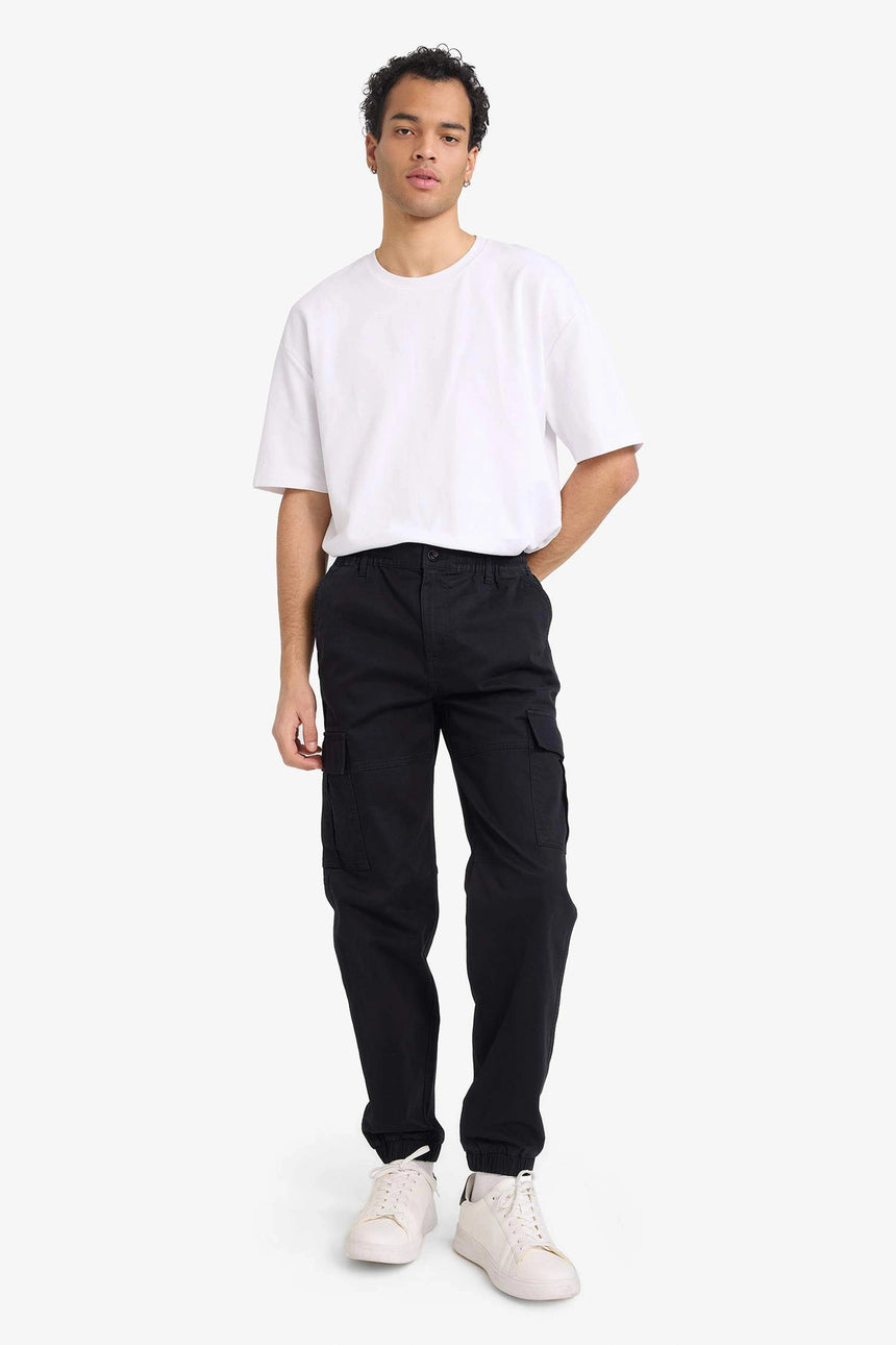 Defacto Erkek Woven Bottom C9163AX - Siyah