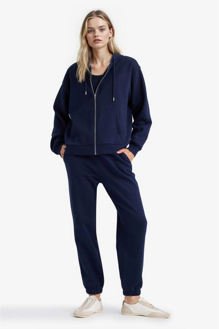 DeFacto Kadın Sweatshirt C1809AX - Koyu Lacivert
