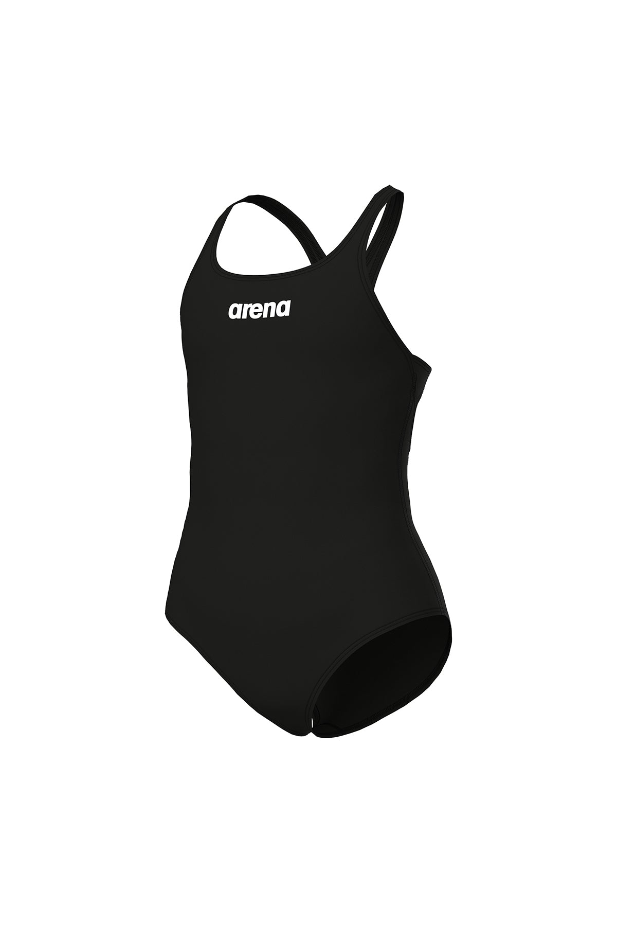 Arena Team Swim Pro Solid Kız Çocuk Yüzücü Mayosu 004762550 - Siyah