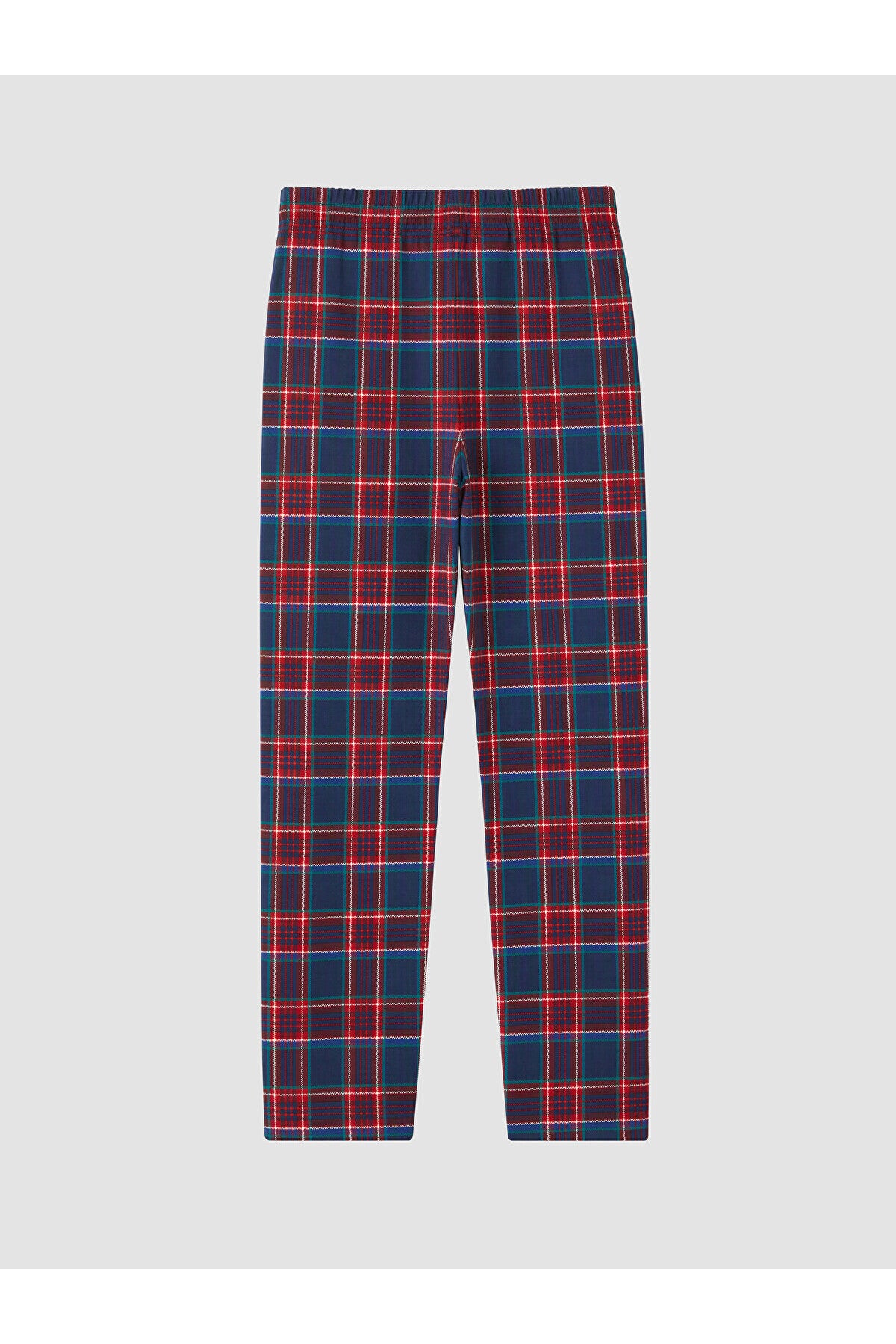LC Waikiki Erkek Çocuk Ekose Pijama Takımı W6O247D4 - Koyu Lacivert