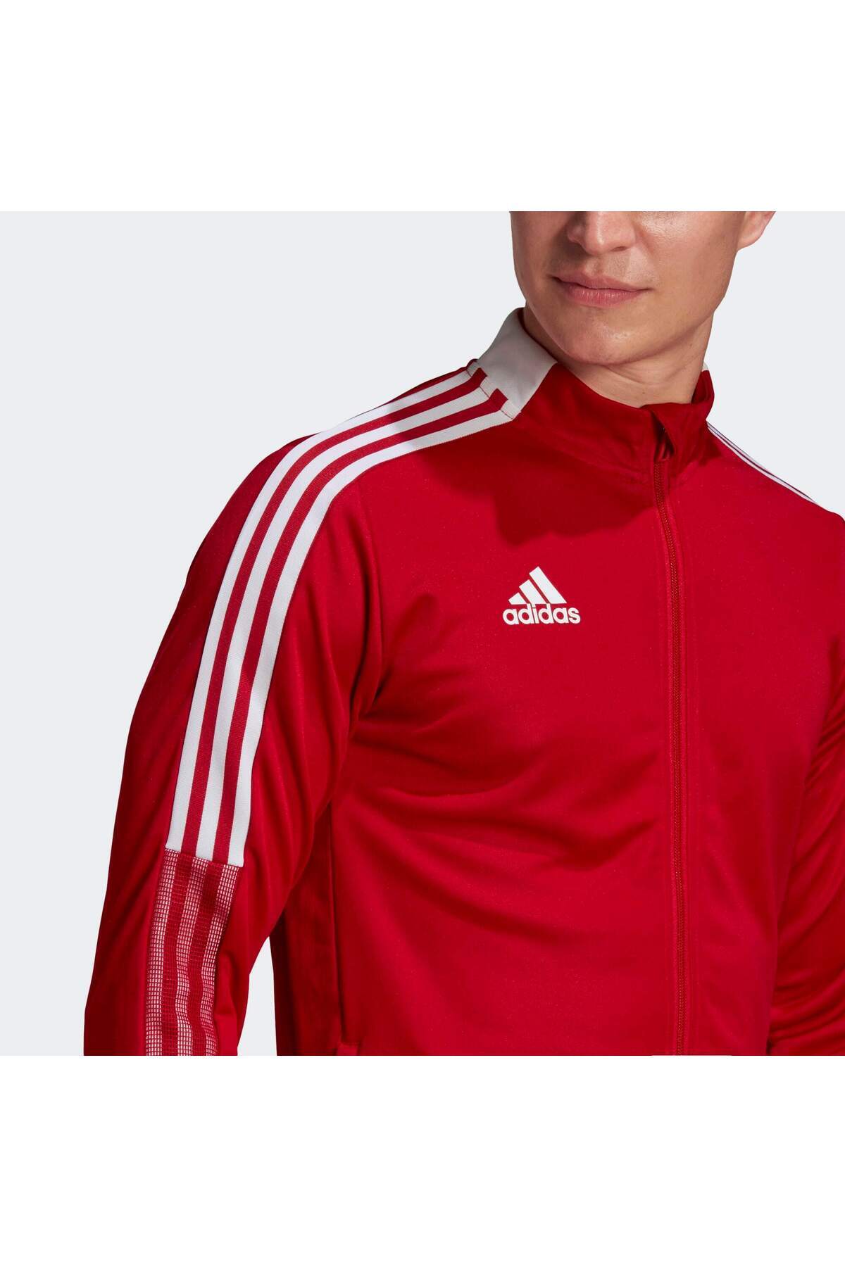 adidas Tiro 21 Track Erkek Ceket GM7308 - Kırmızı