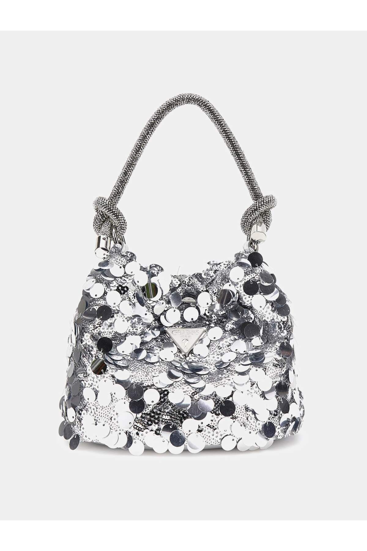 Guess Holiday Shine Kadın Omuz Çantası HWEY9538750 - Gri