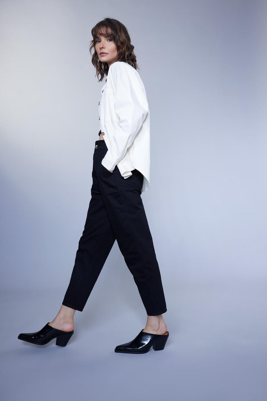 DeFacto Kadın Wide Leg Pantolon S2790AZ - Siyah