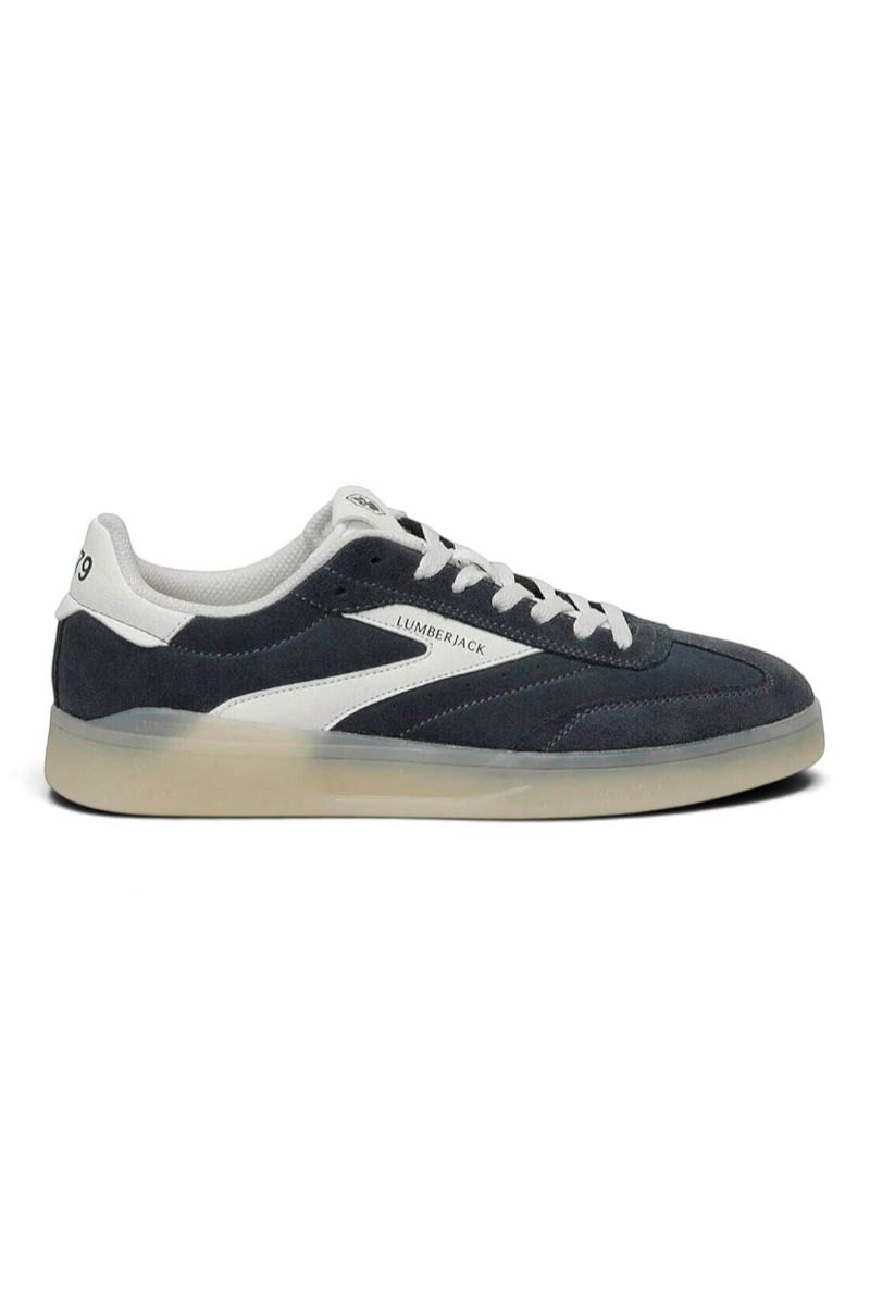 Sporline Lumberjack Terry lacivert deri ve tekstil erkek sneaker ayakkabı