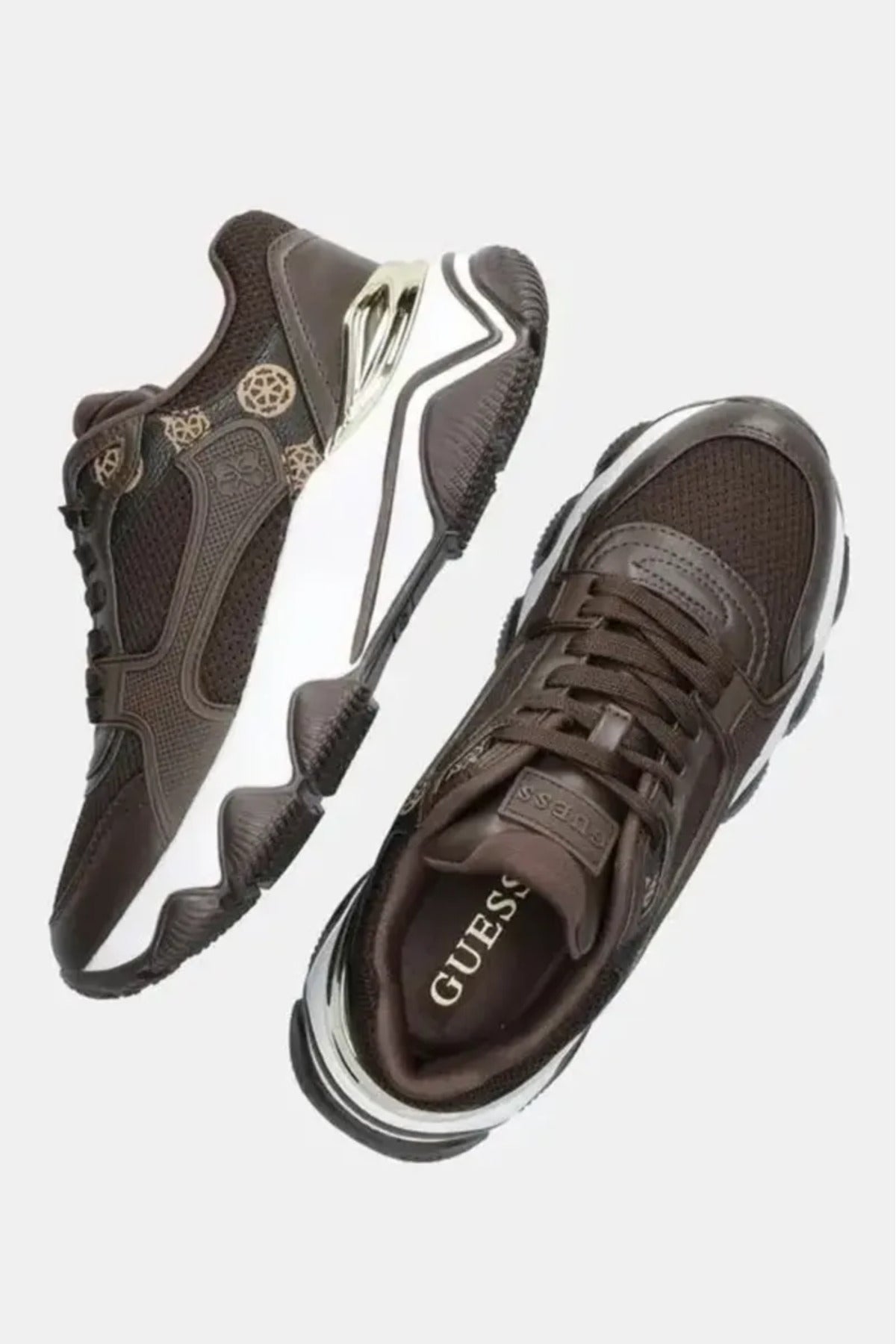 Guess Mazzy Kadın Sneaker FLTMZZELE12 - Kahve