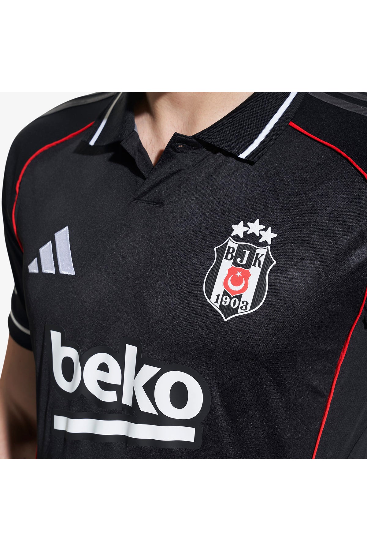adidas BJK Third Erkek Forma JD1414 - Siyah