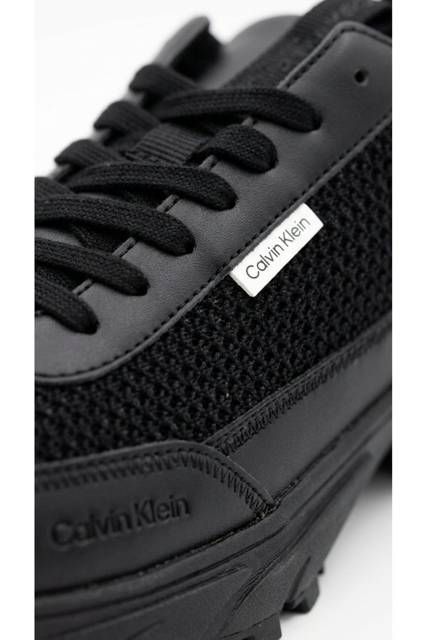 Calvin Klein Erkek HIKE RUNNER LACEUP MESH HM0HM02240 - Siyah