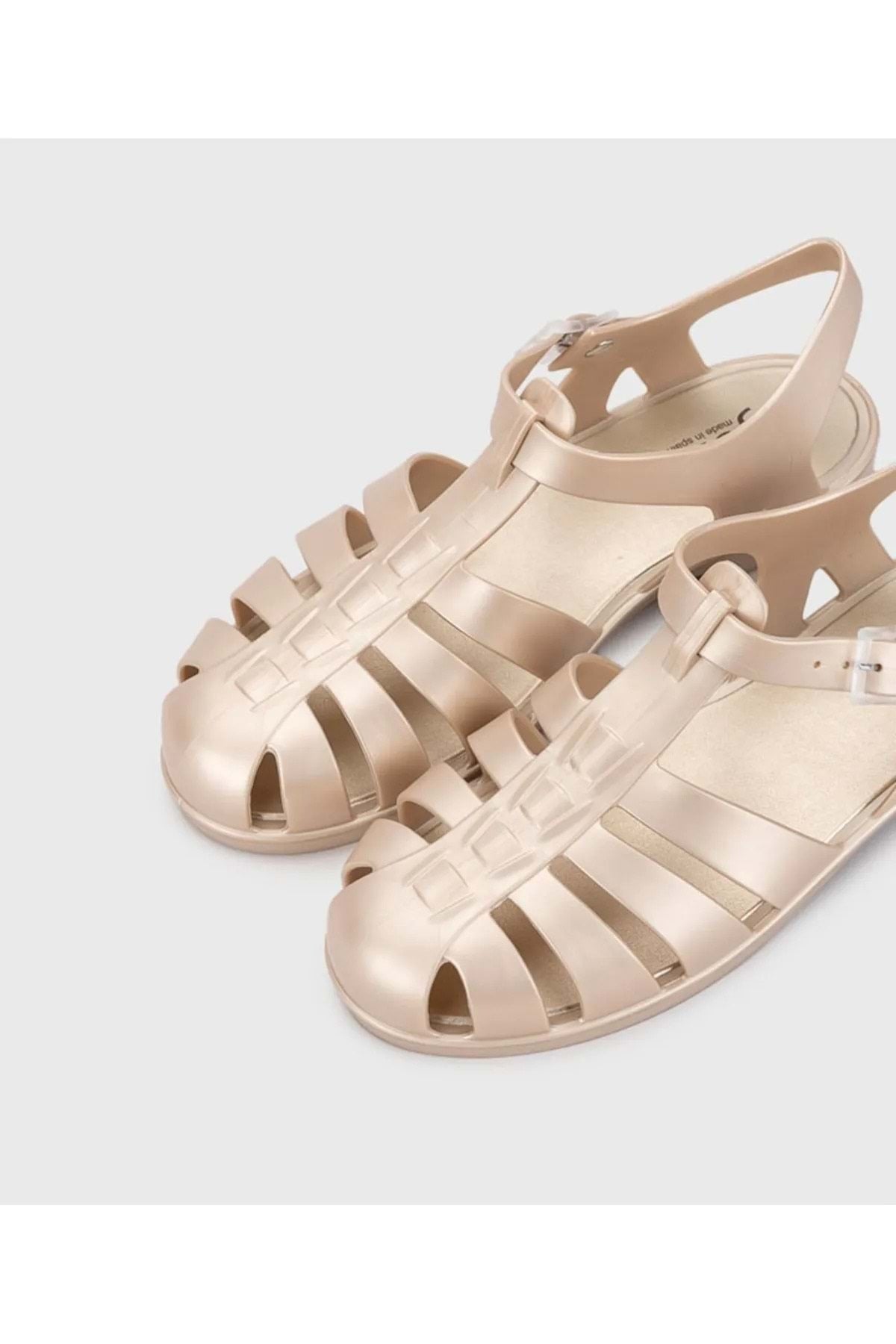 Igor Biarritz Shiny Metal Kadın Sandalet BB340 - Gümüş Gri