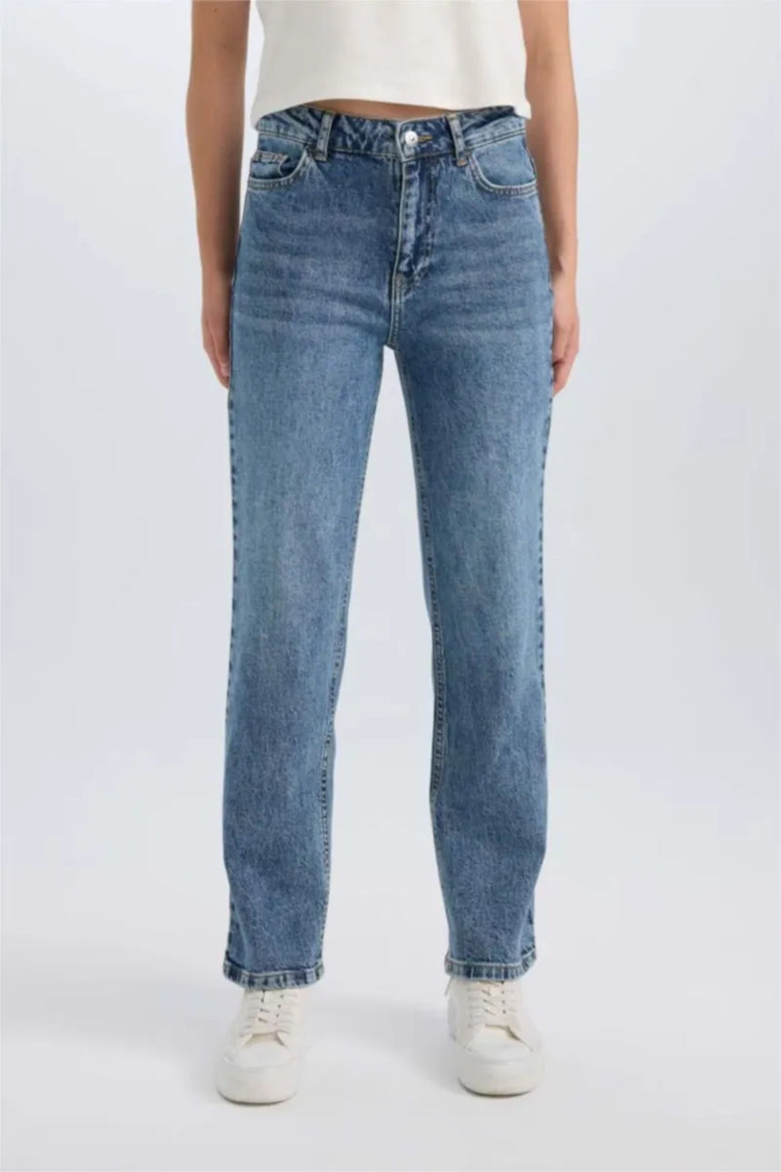 DeFacto Kadın Jean Pantolon D8155AX - Mavi