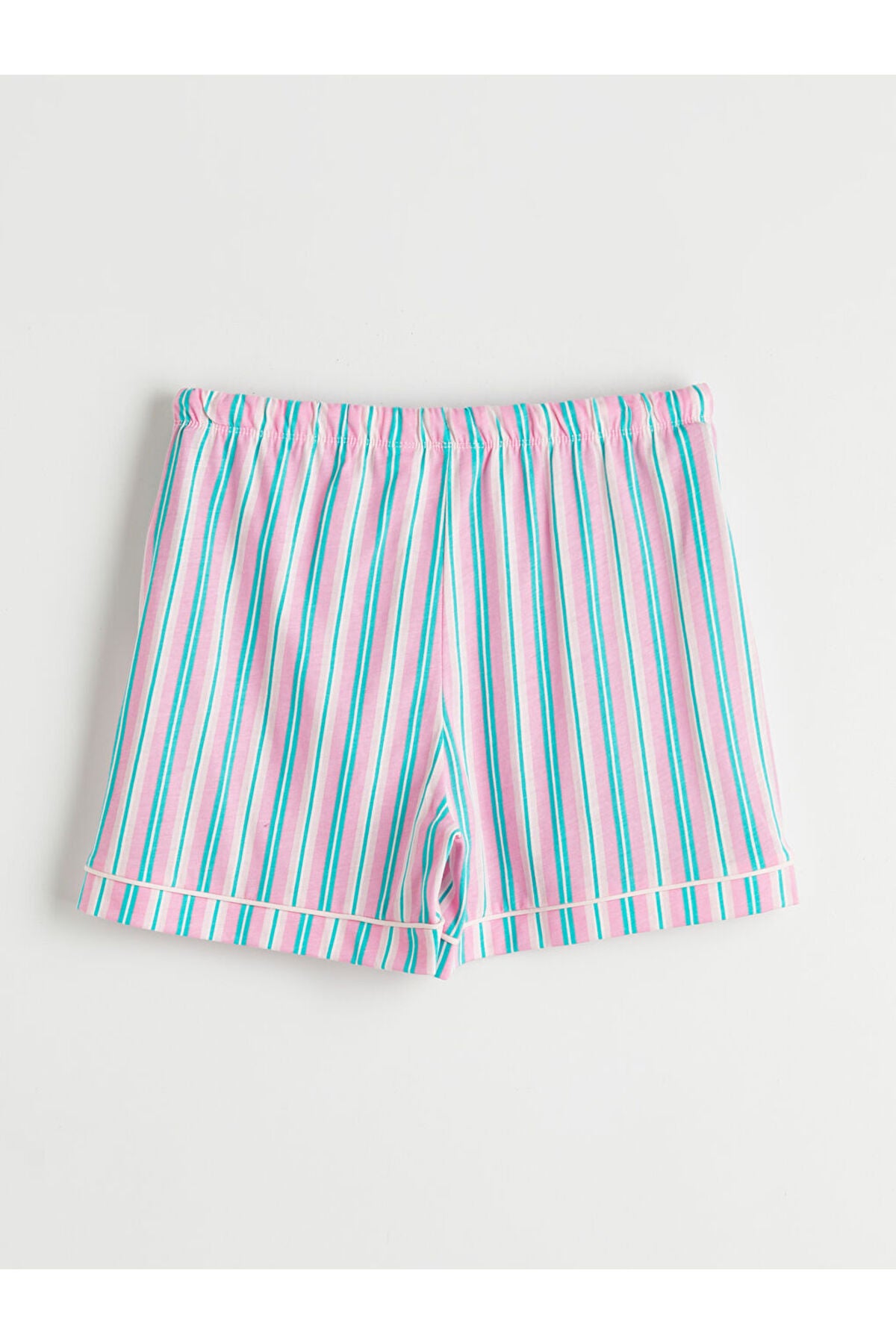 LC Waikiki Kadın Çizgili Şortlu Pijama Takımı S6BS24B8 - Karışık
