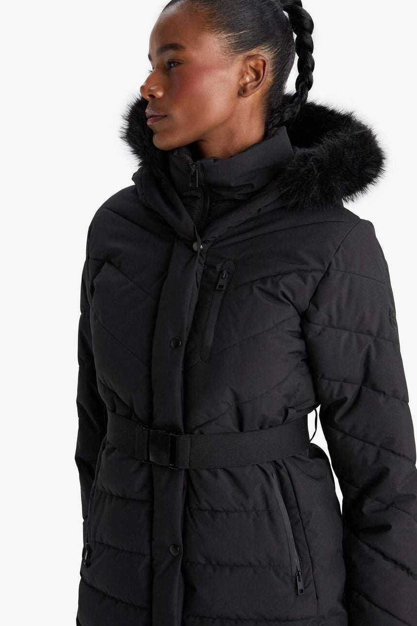DeFacto Kadın Parka C8505AX - Siyah