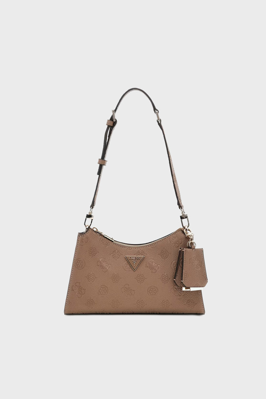 GUESS KADIN CRESIDIA II TOP ZIP HWPD9888180 - Koyu Kahverengi