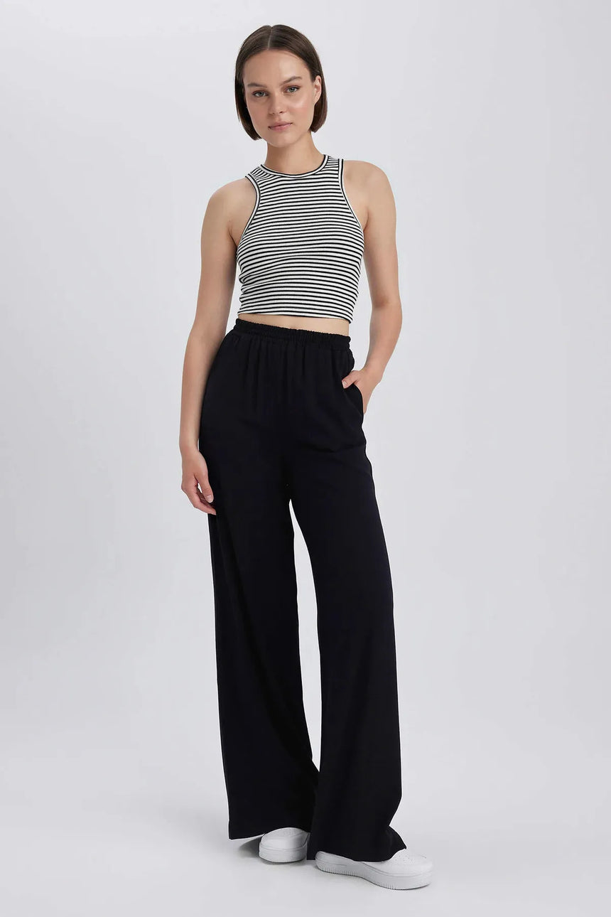 Defacto Kadın Trousers Z5705Az - Siyah