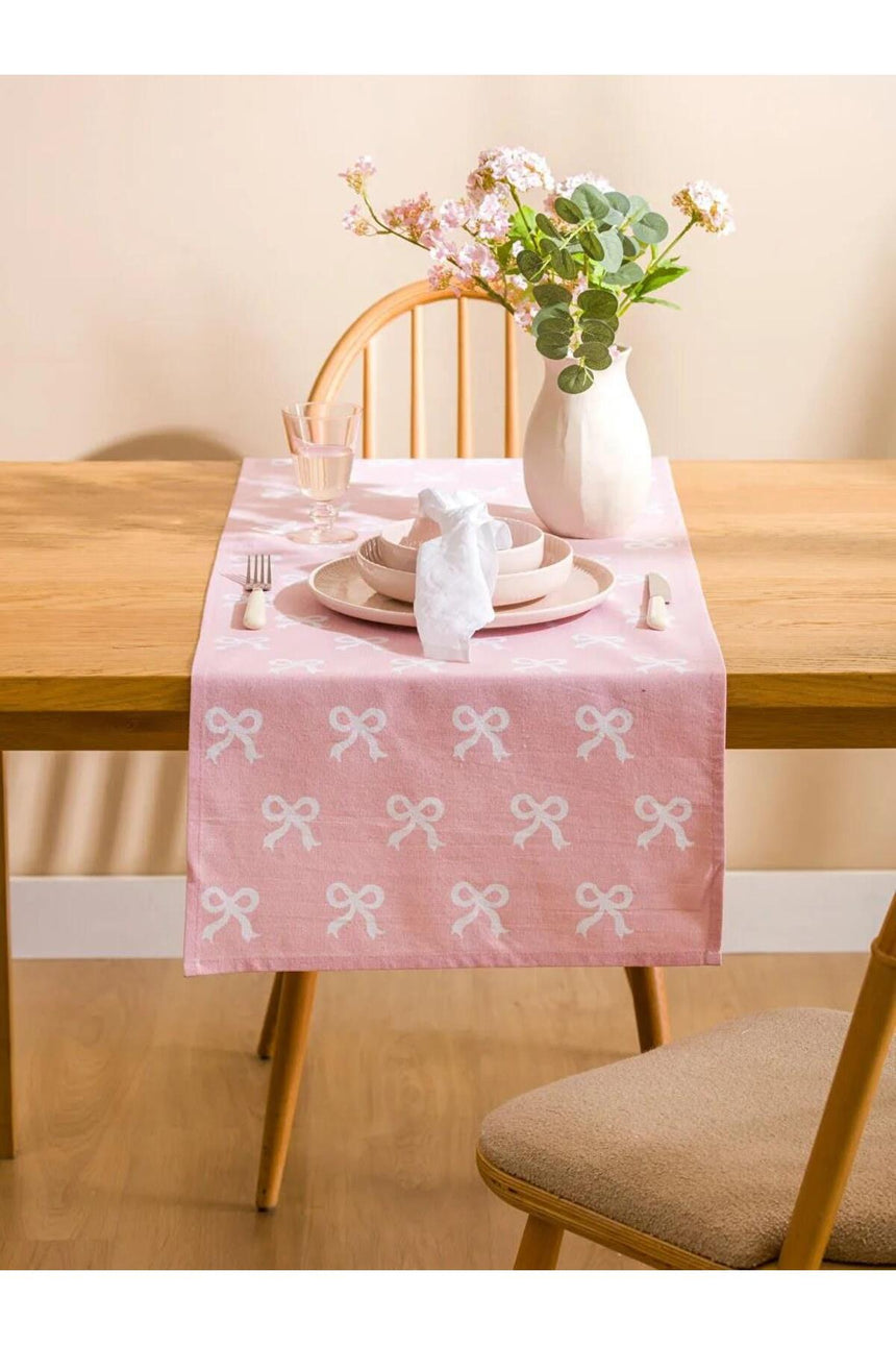 LC Waikiki Home Fiyonk Desenli Buldan Runner S61322D8 - Açık Pembe