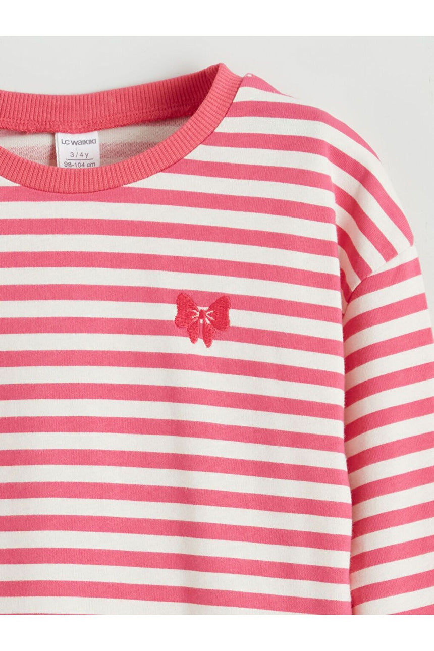 LC Waikiki Çocuk Uzun Kollu T-Shirt W5MV35P1 - Pembe