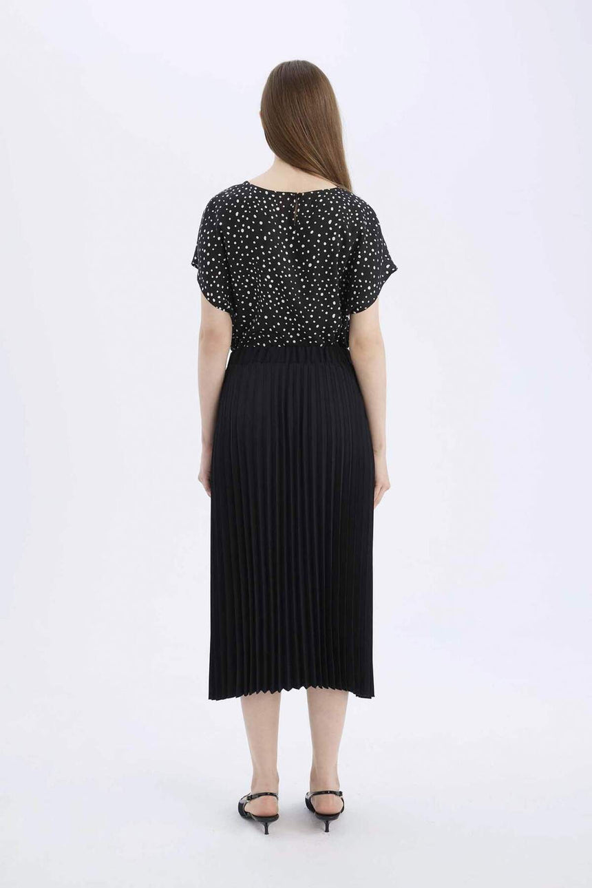 Defacto Kadın Woven Skirt B9014Ax - Siyah