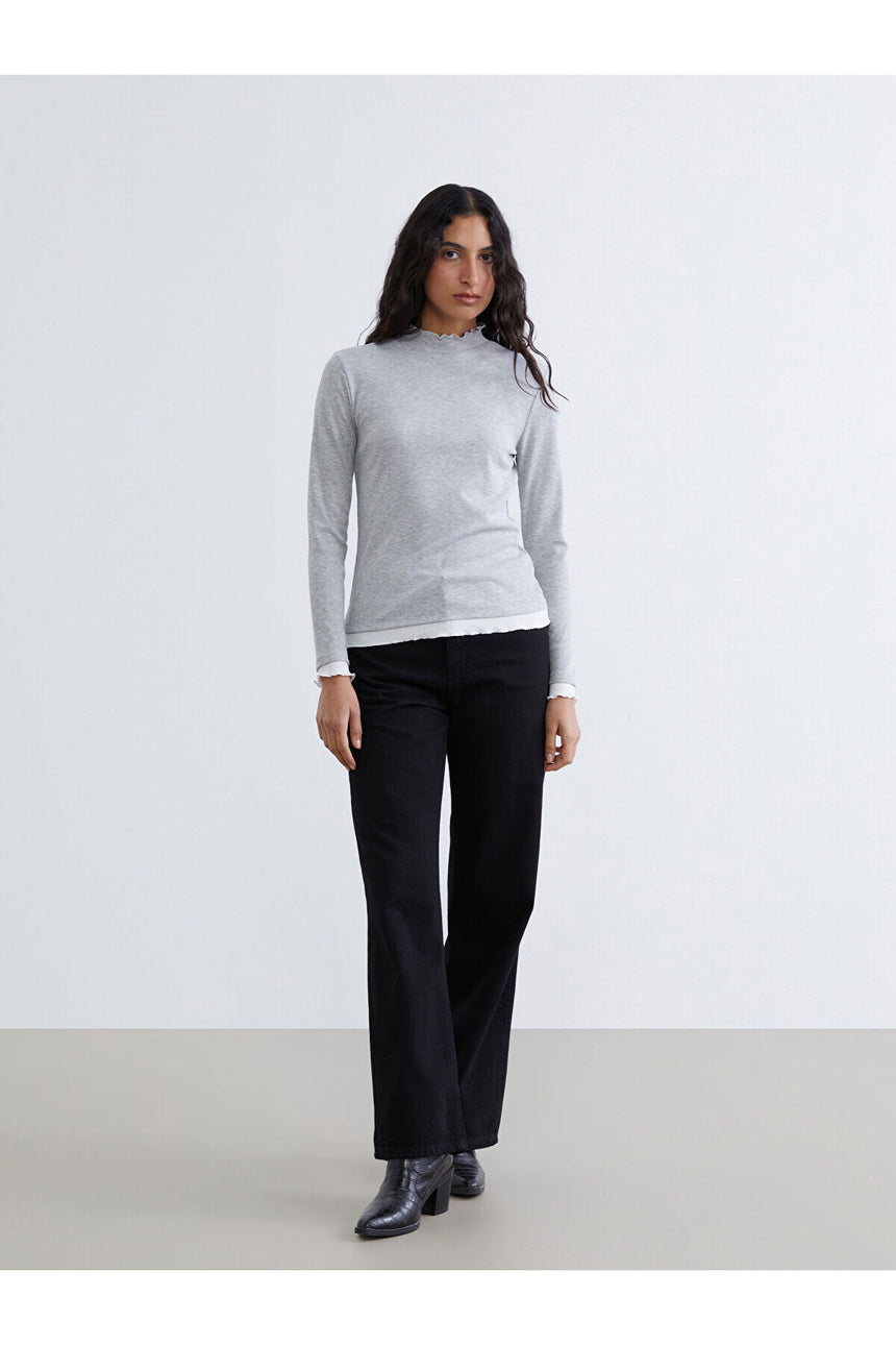 LCW KADIN W5K128I8 UK.BDY,BABYBODY-NEW - Gri