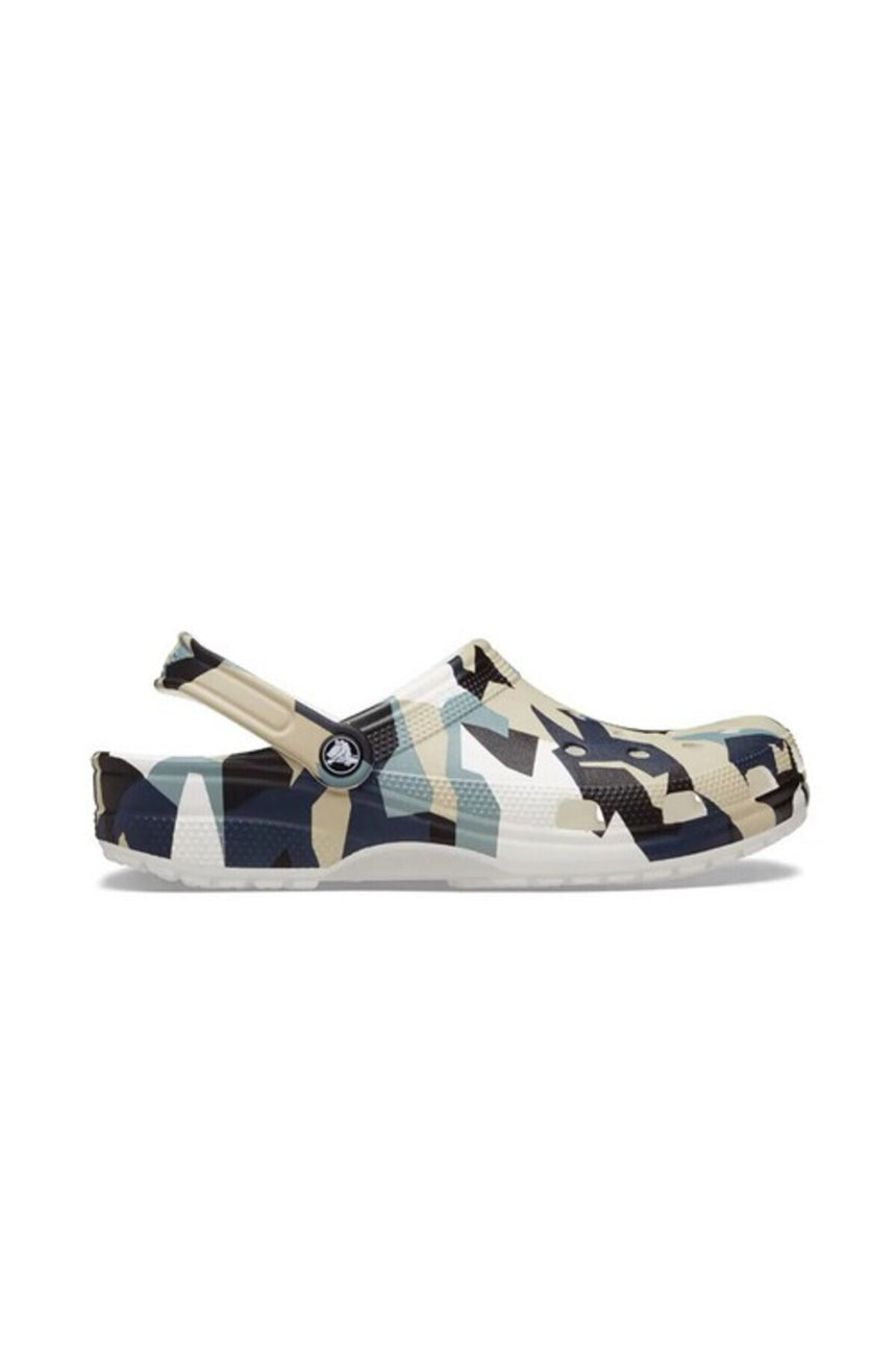 Crocs Unisex Geo Camo Clog Cr3055 - Beyaz
