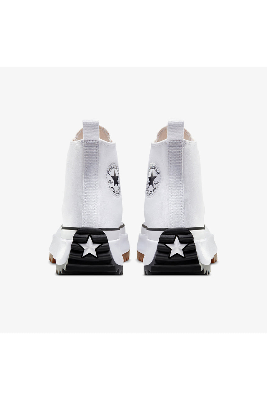 Converse Run Star Hike Canvas Platform 166799C.102 - Beyaz/ Siyah/ Kahverengi Kauçuk