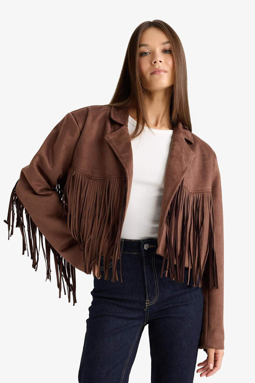 Defacto Kadın Jacket F8317Ax - Kahverengi
