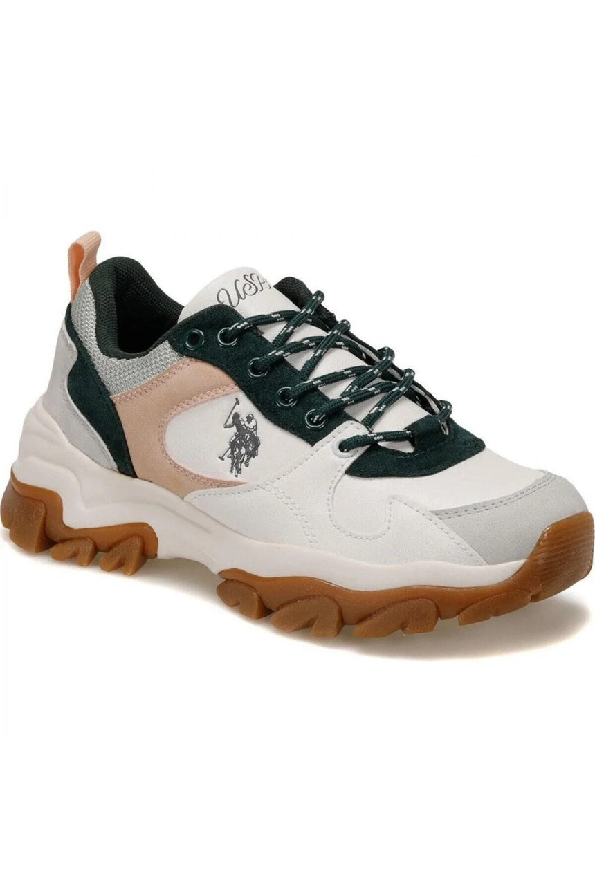 U.S. POLO ASSN. 5P TRACKY 5FX ATHLETIC - Beyaz/Yeşil