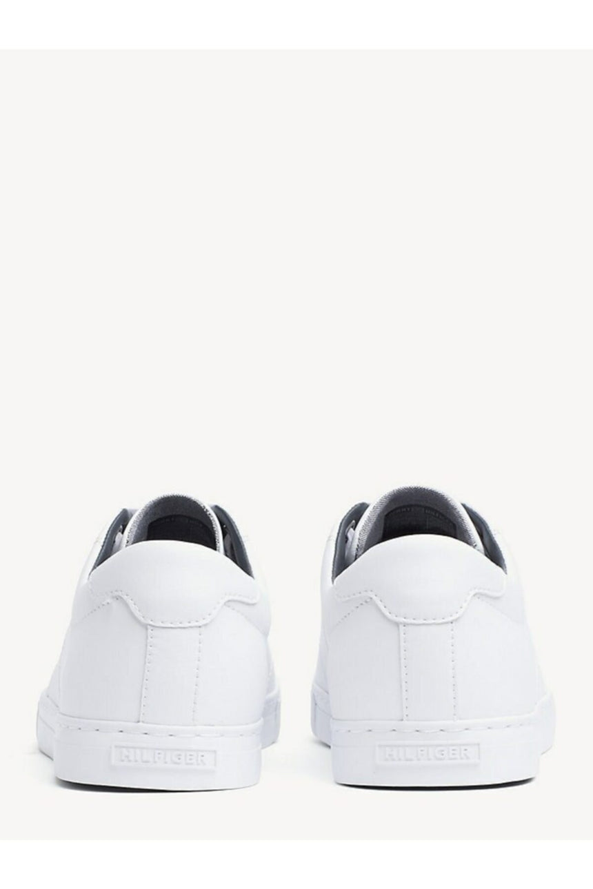 Tommy Hilfiger Erkek ESSENTIAL LEATHER SNEAKER FM0FM02157 - Beyaz