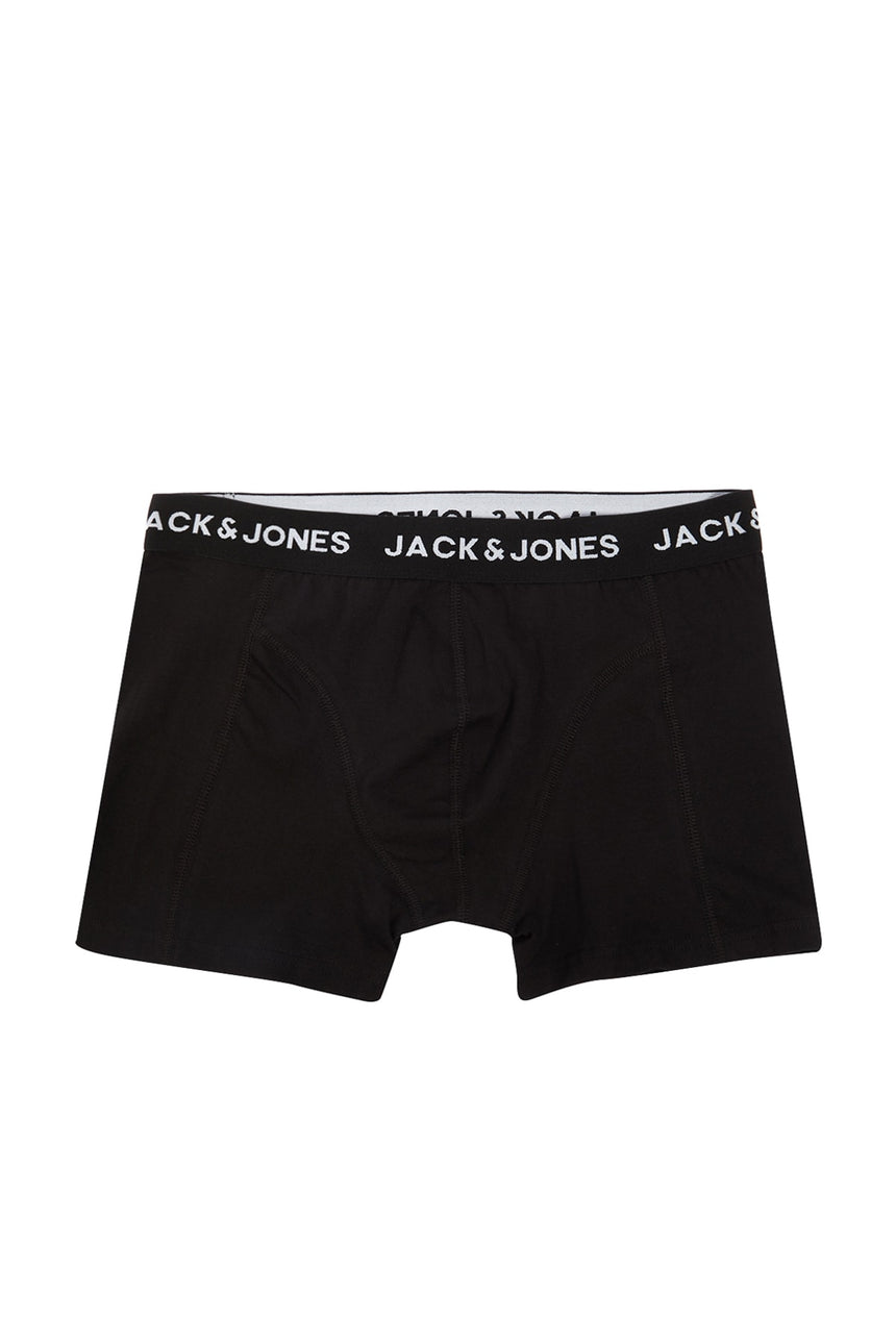 JACK&JONES JACBASIC PLAIN TRUNKS 5 PACK 12173776 - Siyah