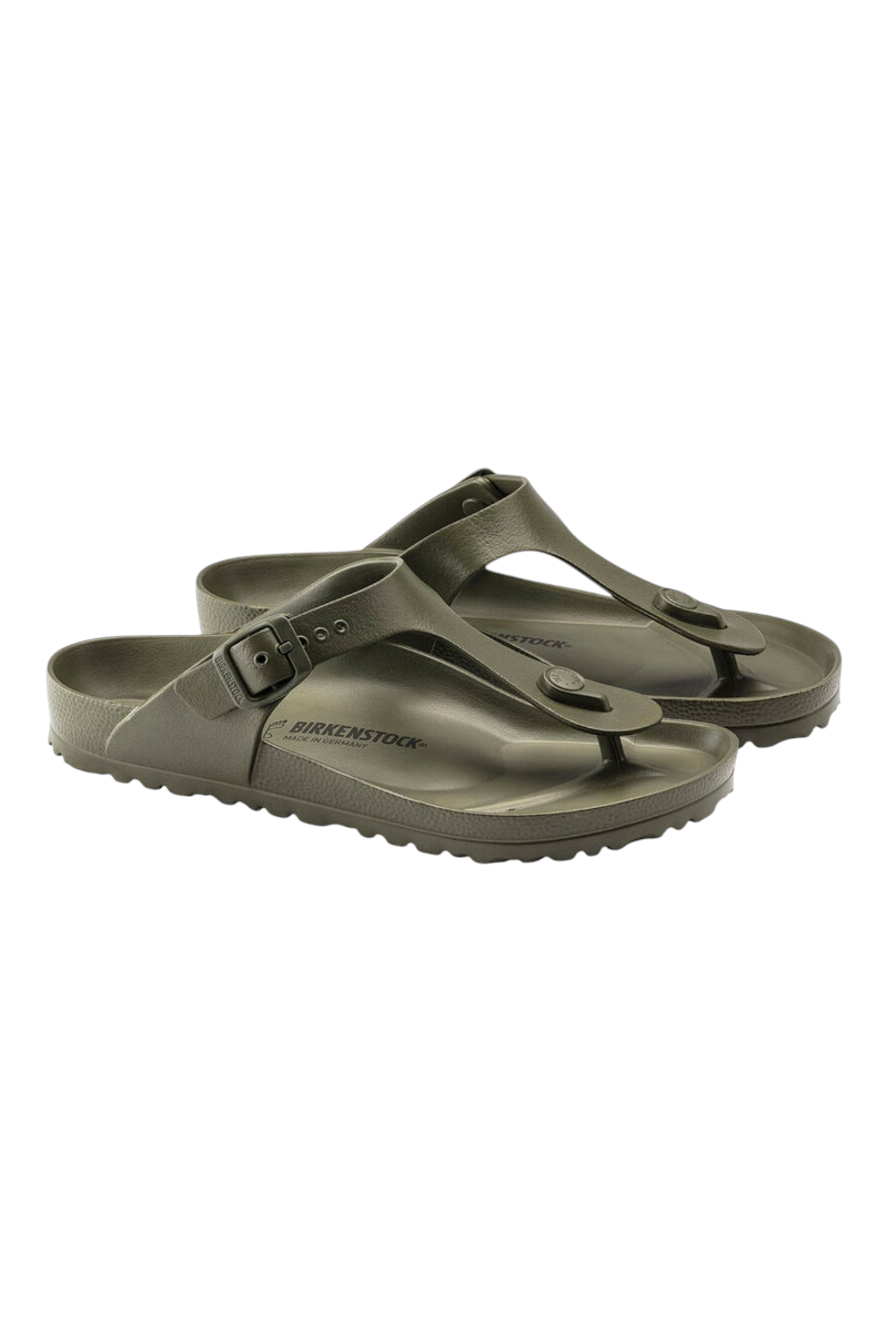 Sporline Birkenstock Gizeh Eva koyu yeşil unisex parmak arası terlik, hafif ve suya dayanıklı tasarım