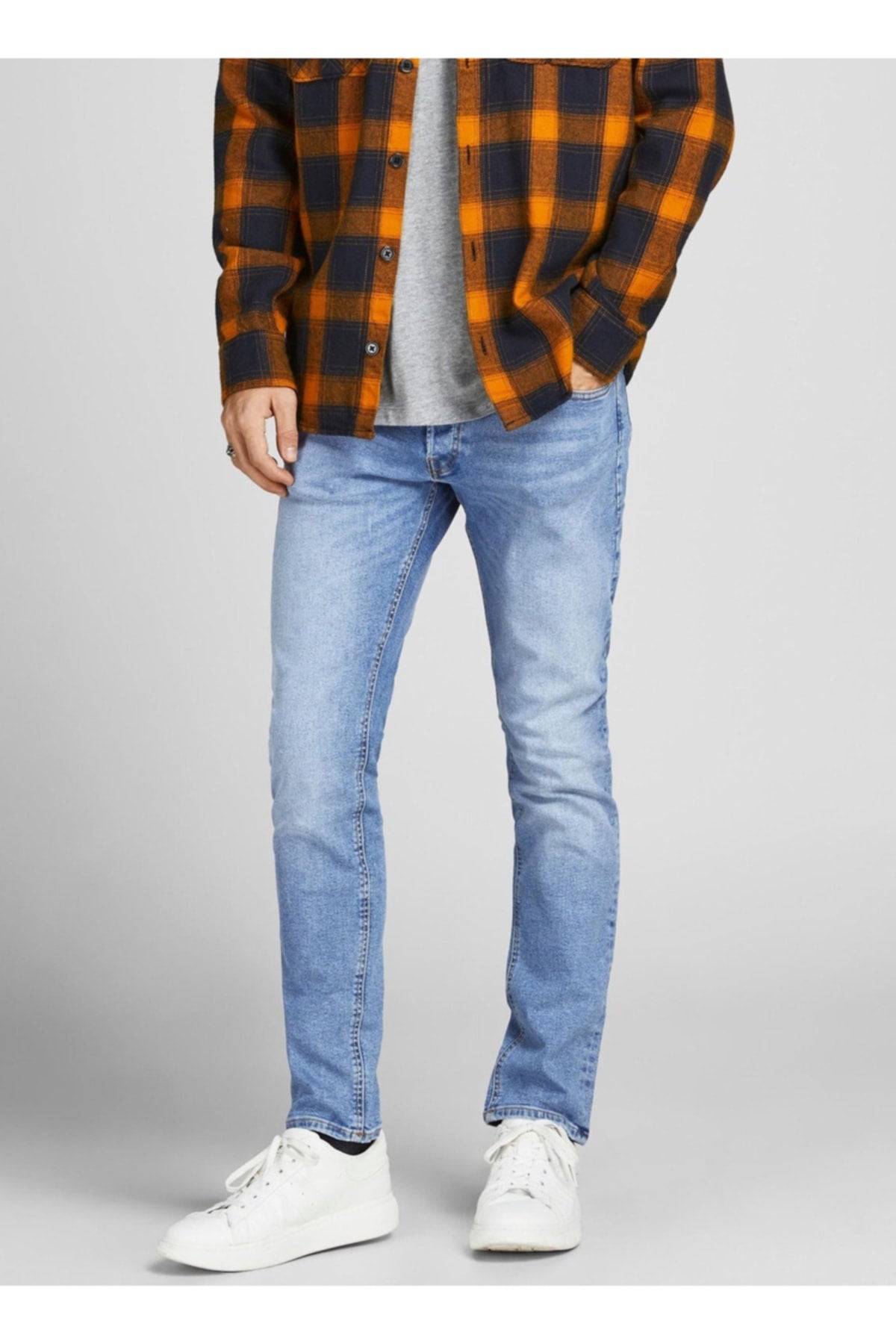 Jack & Jones Glenn Original Erkek Jean Pantolon 12203510 - Mavi