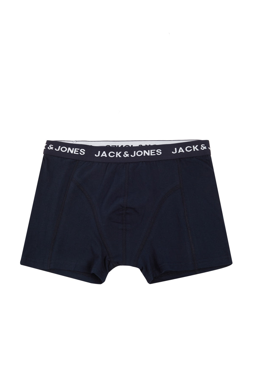 JACK&JONES JACBASIC PLAIN TRUNKS 5 PACK 12173776 - Siyah