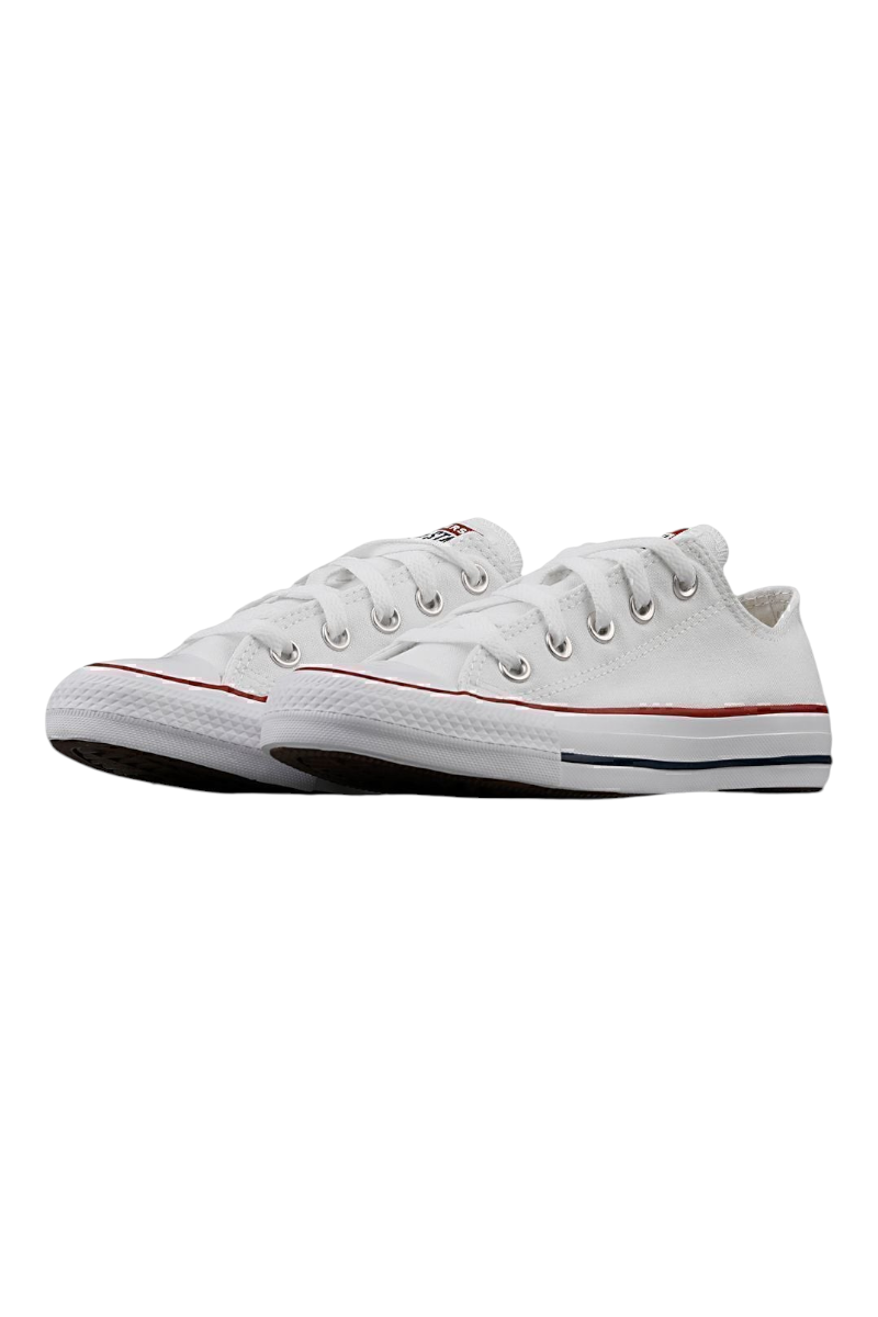 Sporline beyaz Converse Chuck Taylor All Star düşük bilekli tekstil sneaker ayakkabı