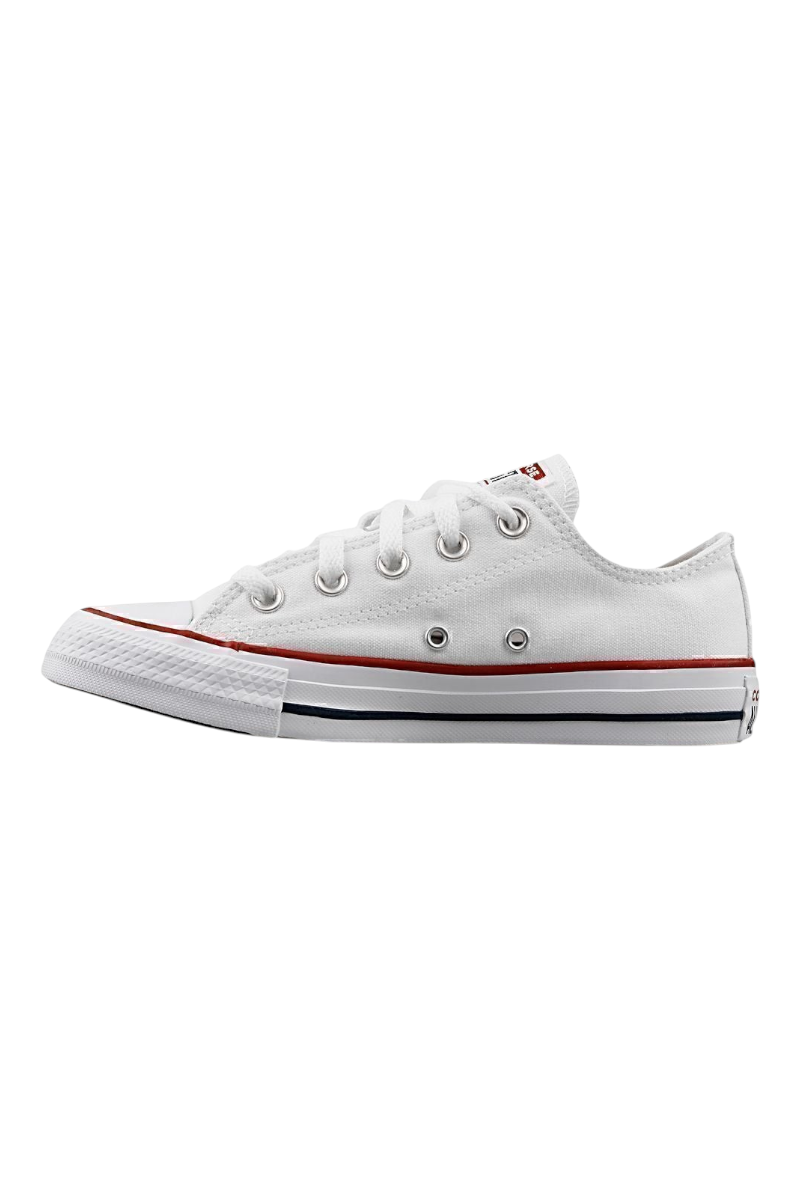 Sporline beyaz Converse Chuck Taylor All Star düşük bilekli tekstil sneaker ayakkabı