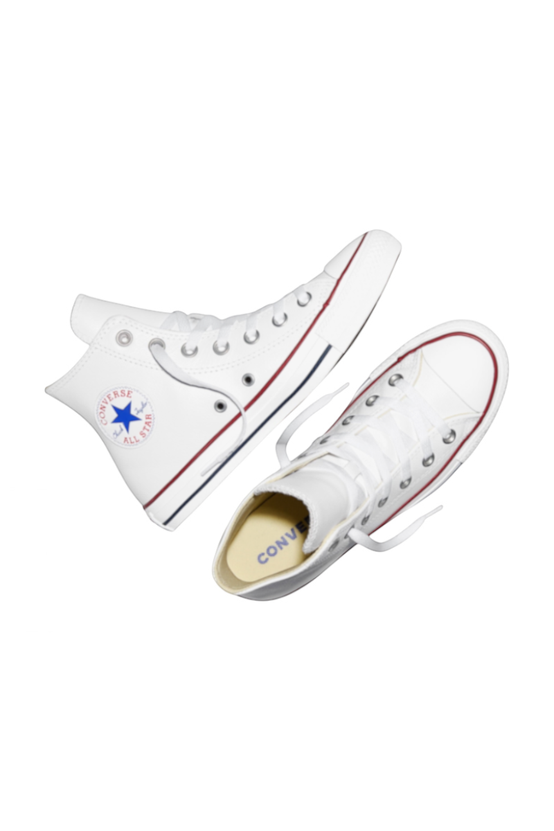 Sporline beyaz Converse Chuck Taylor All Star unisex yüksek bilekli kanvas spor ayakkabı